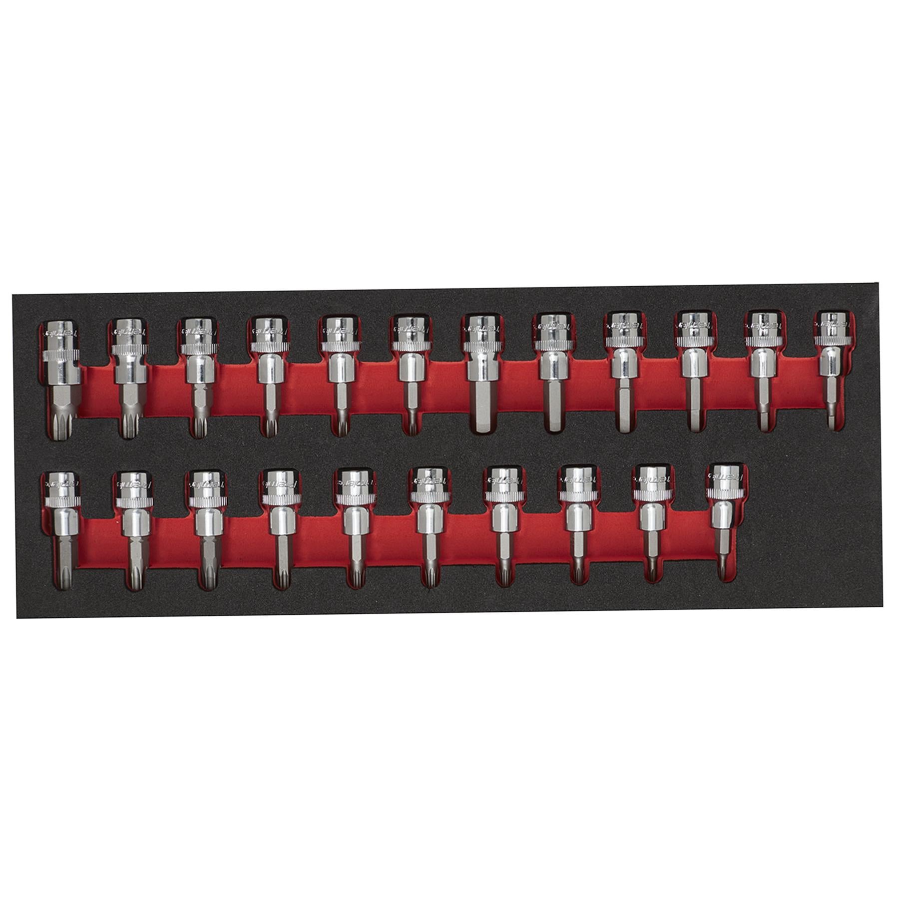 Sealey Socket Set 13pc 1/2"Sq Drive Lock-On 6pt Metric