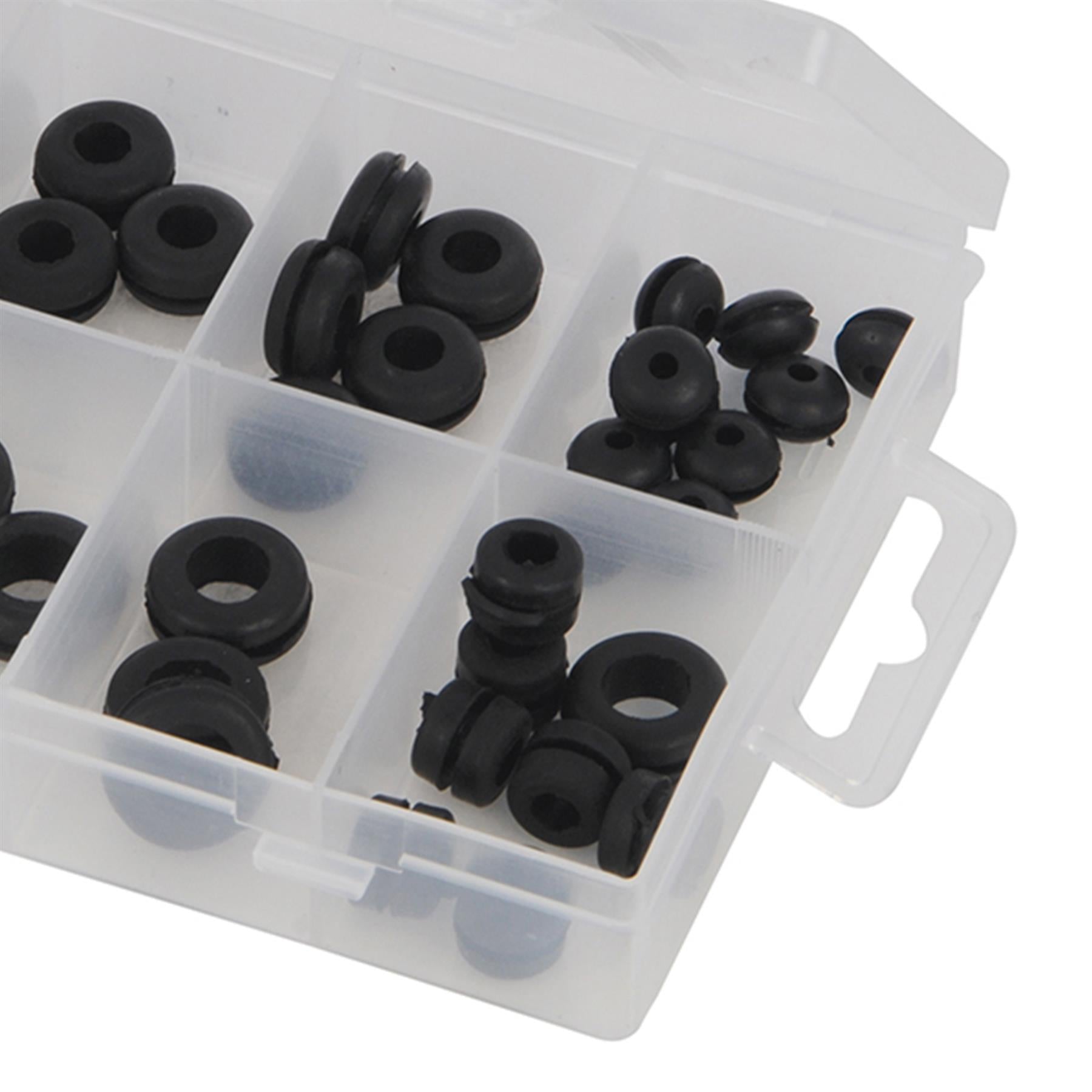 35Pce Rubber Grommets Pack Diy Tools Industrial Used For Anti-Vibration Purposes