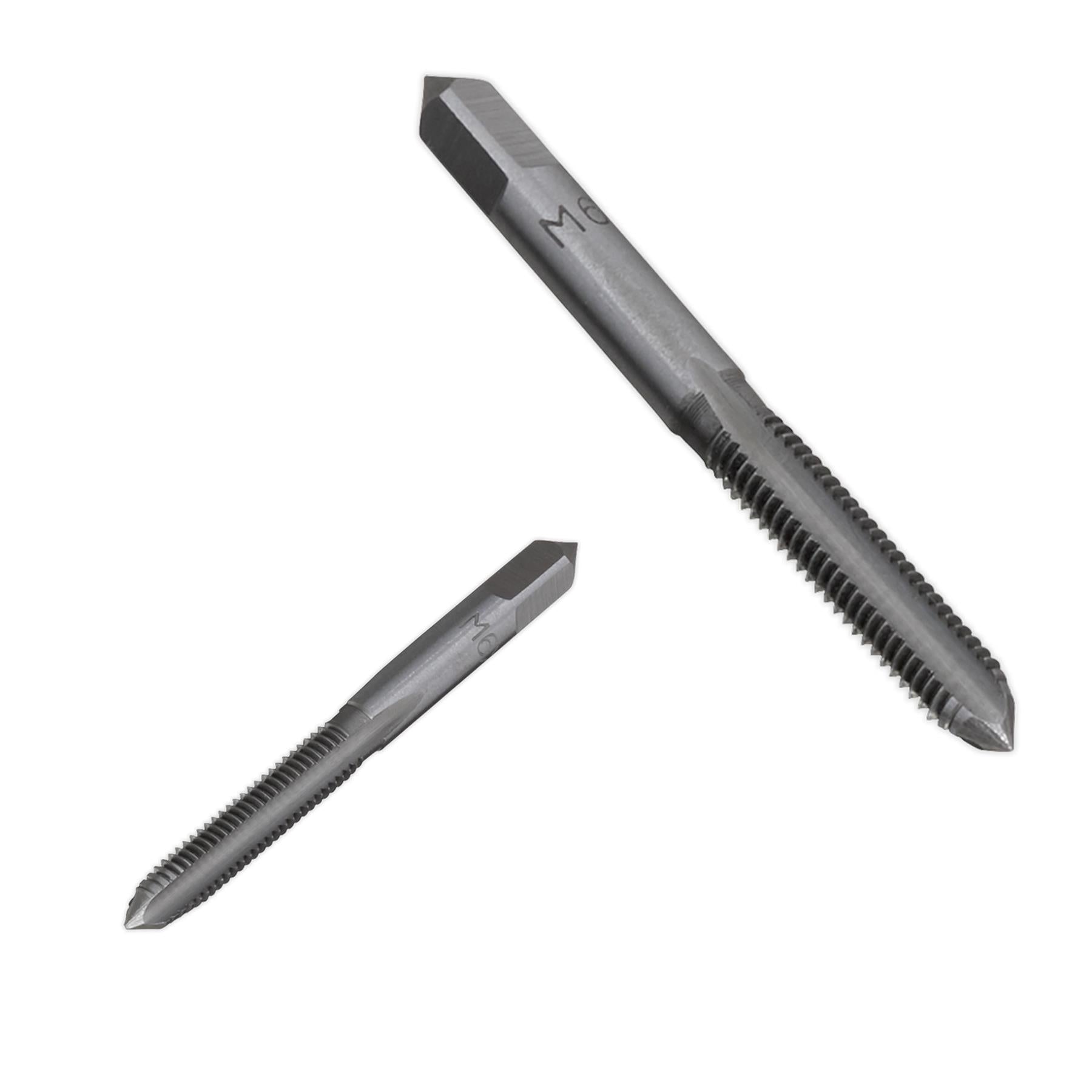 Sealey High Quality Tap Set 2pc (Taper & Plug) M6 x 1mm