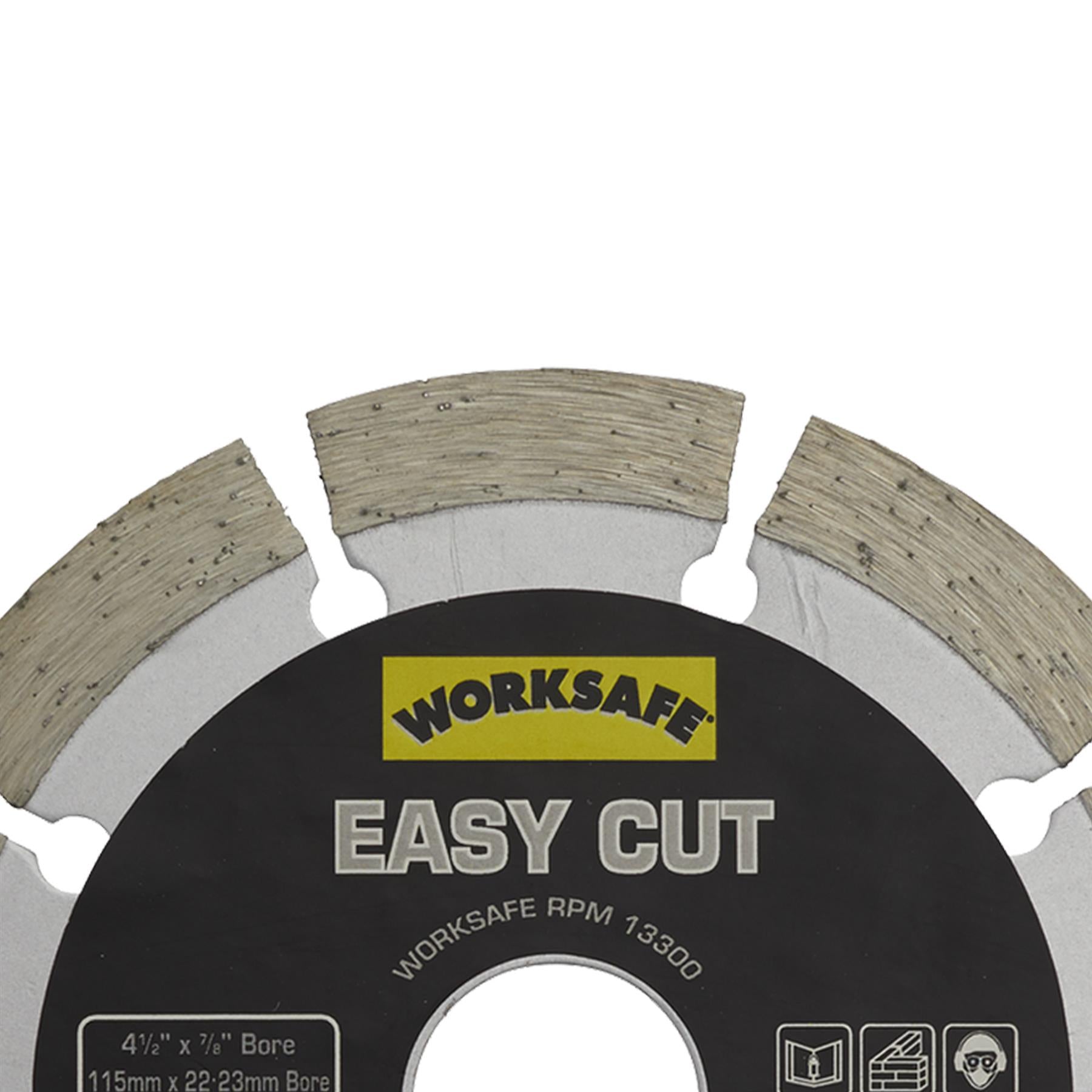 Sealey Silver Easy Cut Diamond Blade Ø115 x 22mm