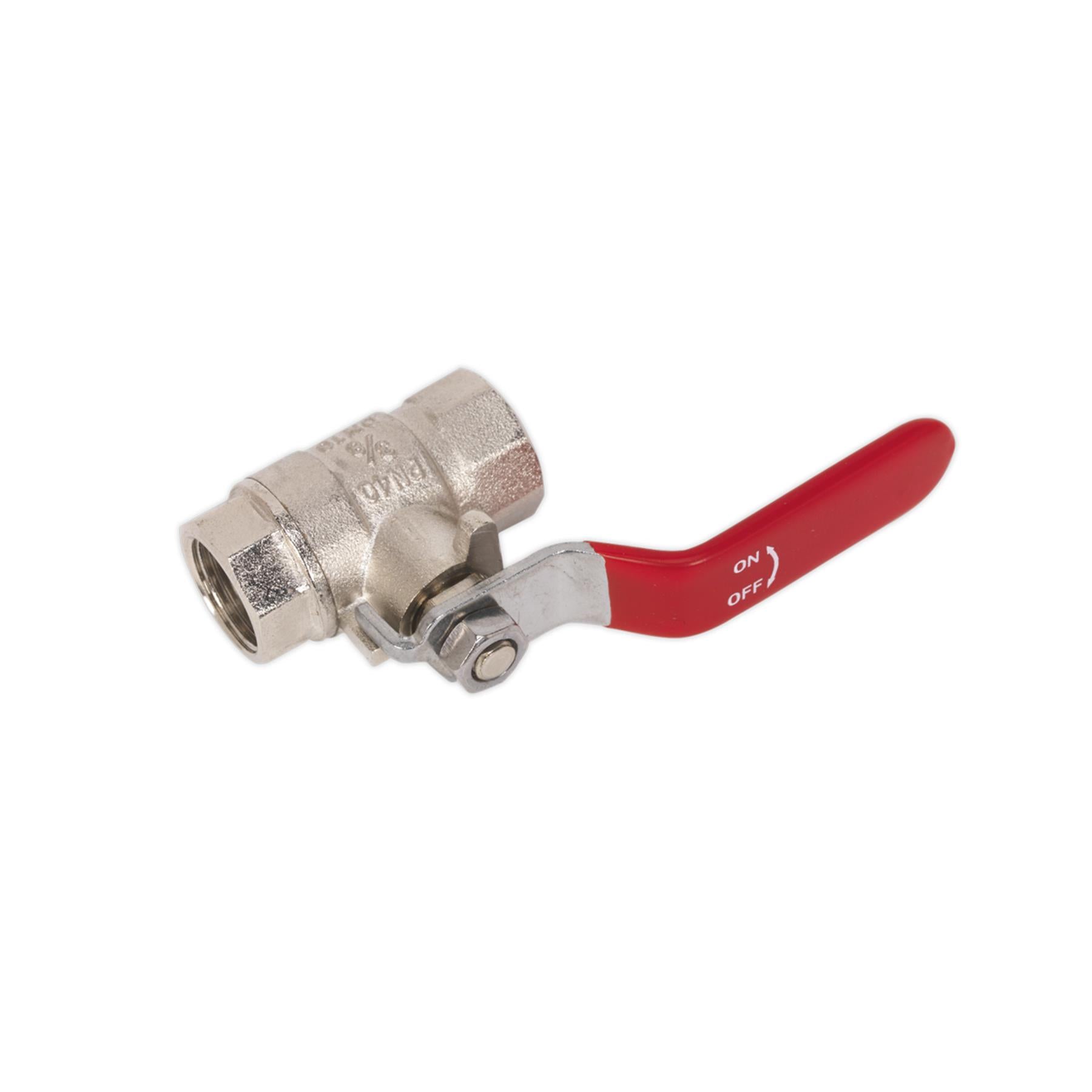 Sealey Lever Ball Valve 3/8"BSP (F) x 3/8"BSP (F)