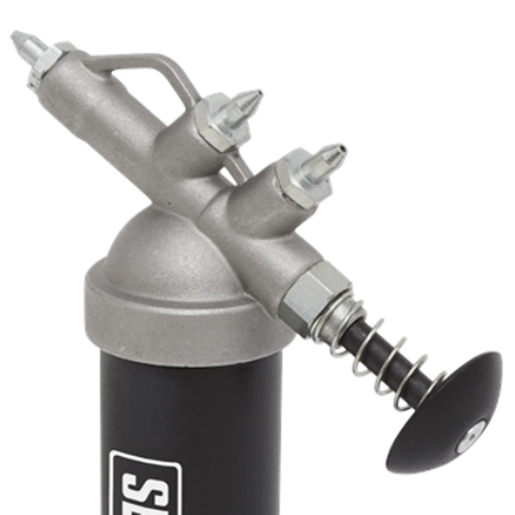 Sealey Push Type Mini Grease Gun With 0.7mm, 1.0mm and 1.4mm Nozzles