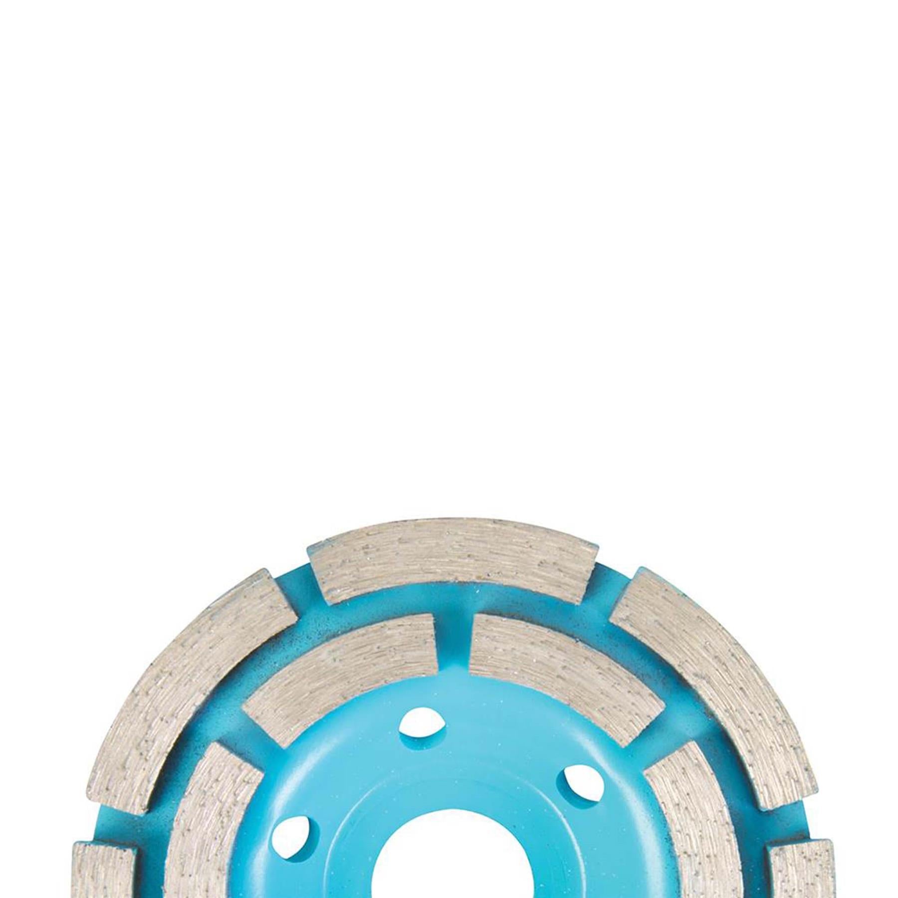 100 X 22.2mm Concrete Grinding Diamond Disc Double Row Offers Finer Finishing