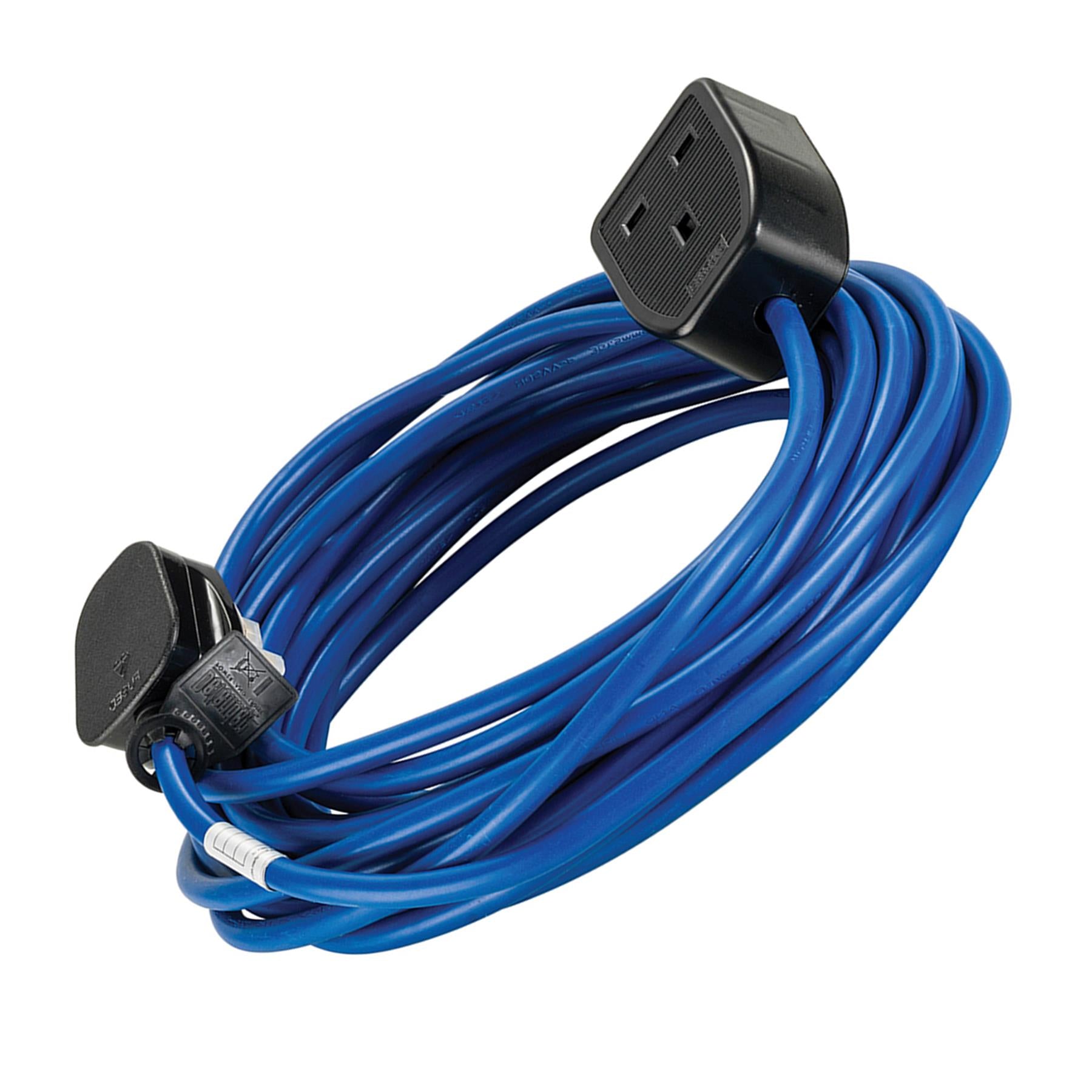 Defender Extension Lead Blue 1.5mm2 13A 10m 230V