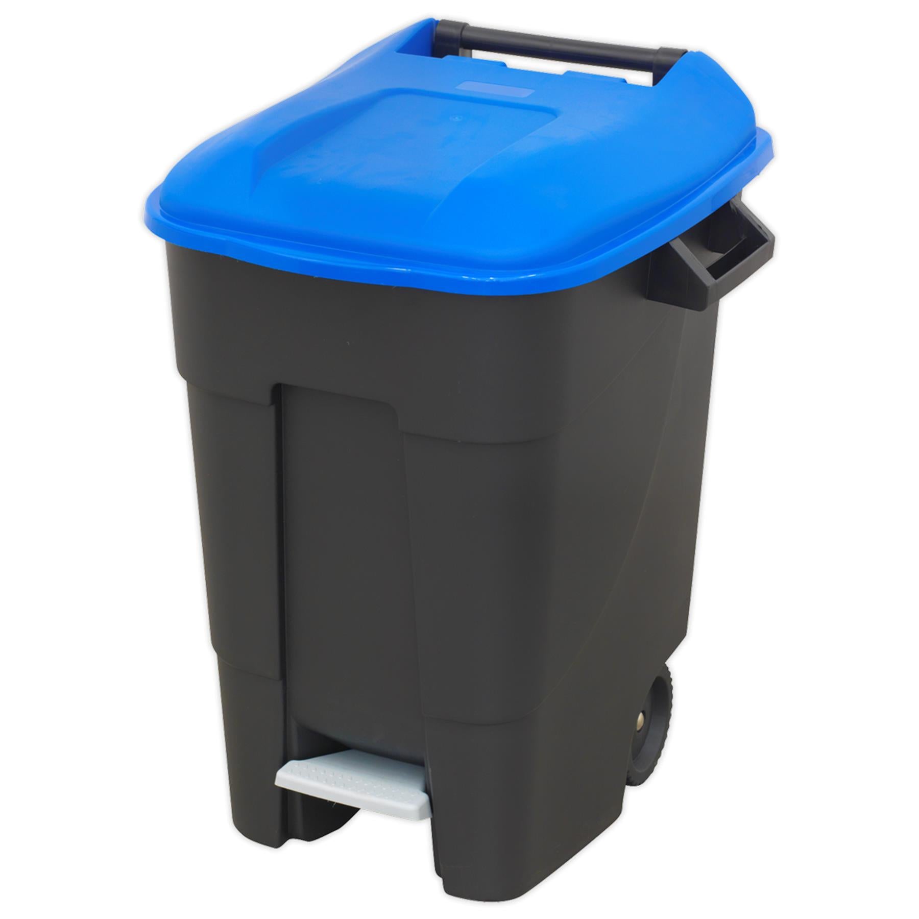 Sealey Refuse/Wheelie Bin with Foot Pedal 100L - Blue