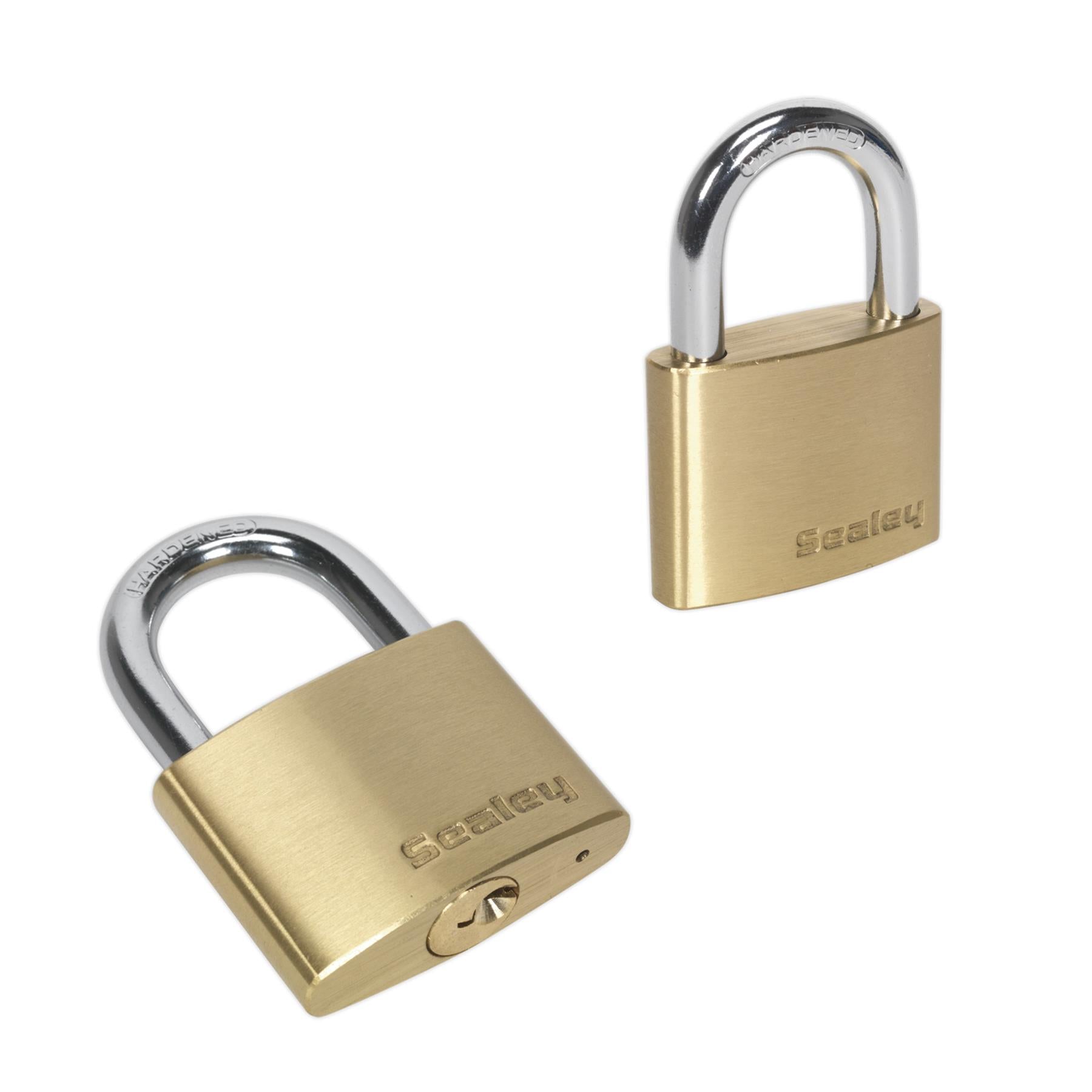 Sealey Brass Body Padlock 50mm