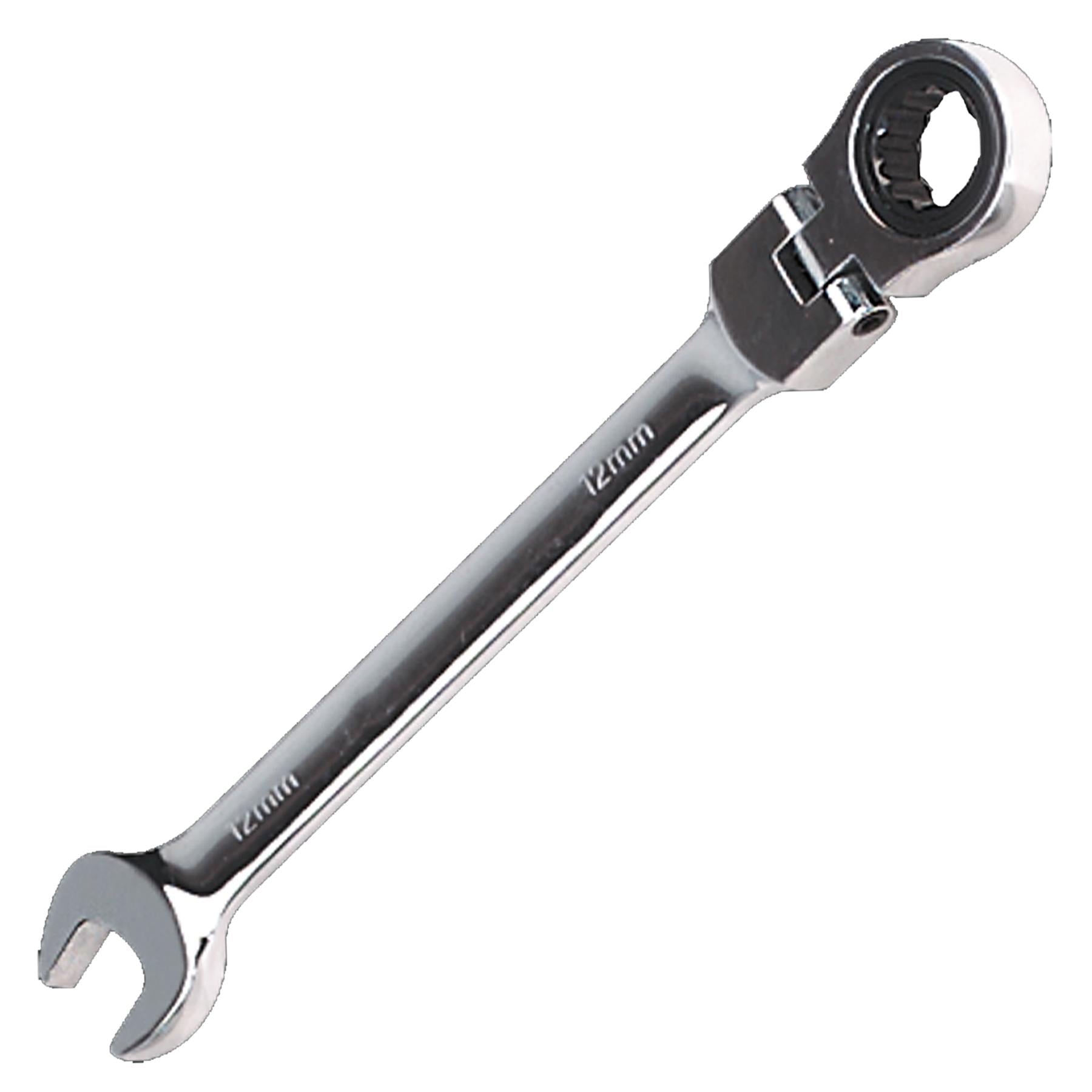 Sealey Flexi-Head Ratchet Combination Spanner 12mm