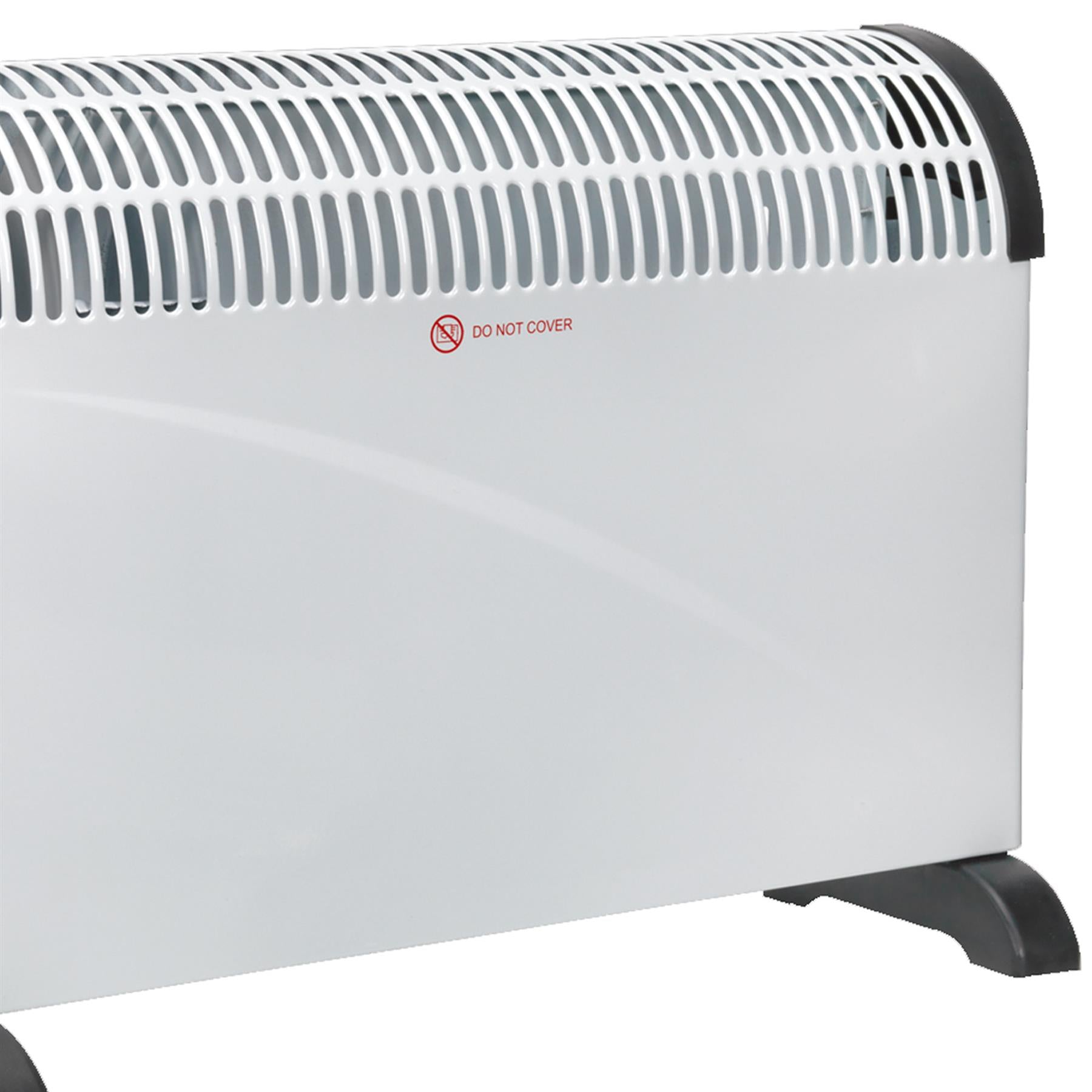 Sealey 2000W Convector Heater 3 Setting Thermostat Turbo Fan Home Office