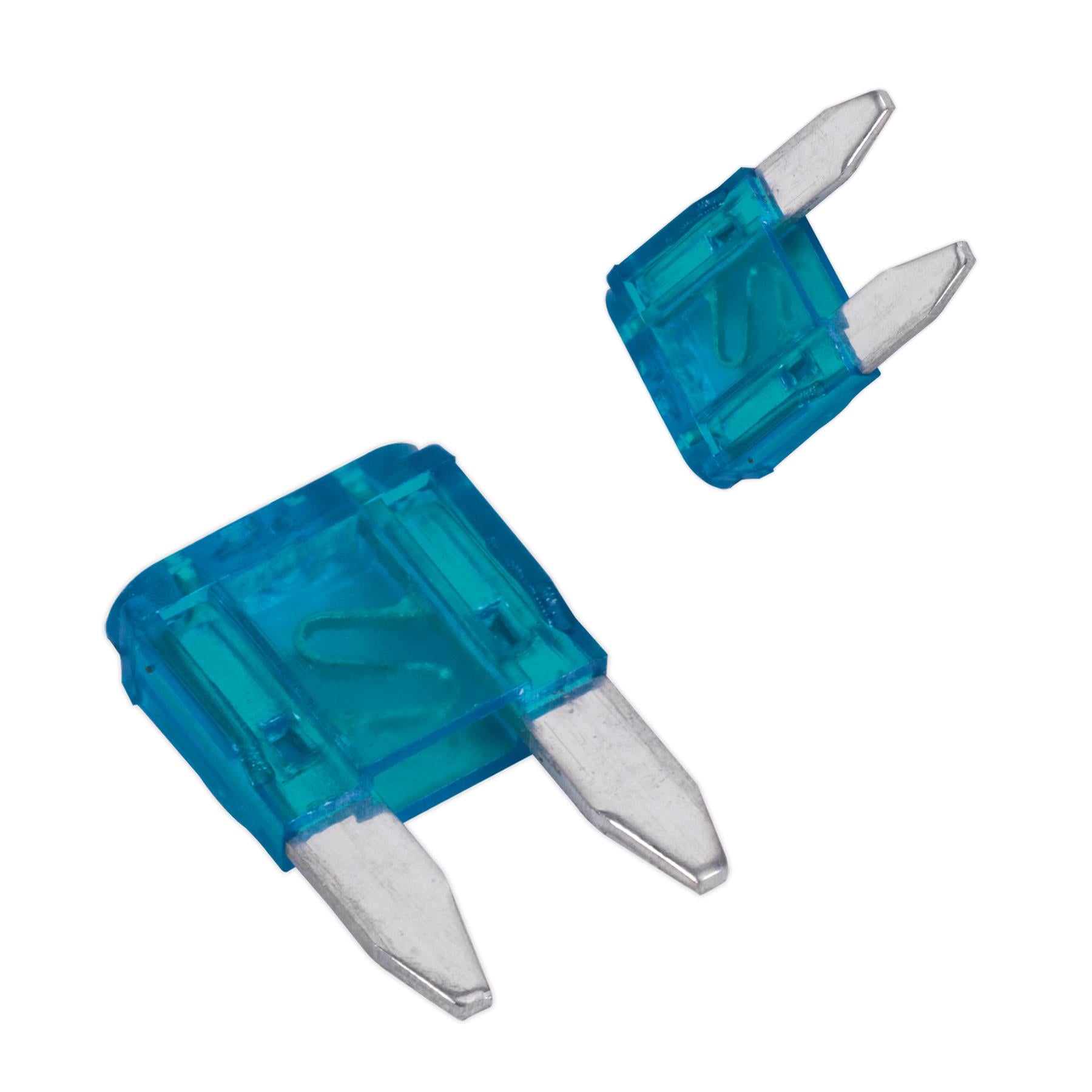 Sealey Automotive MINI Blade Fuse 15A Pack of 50