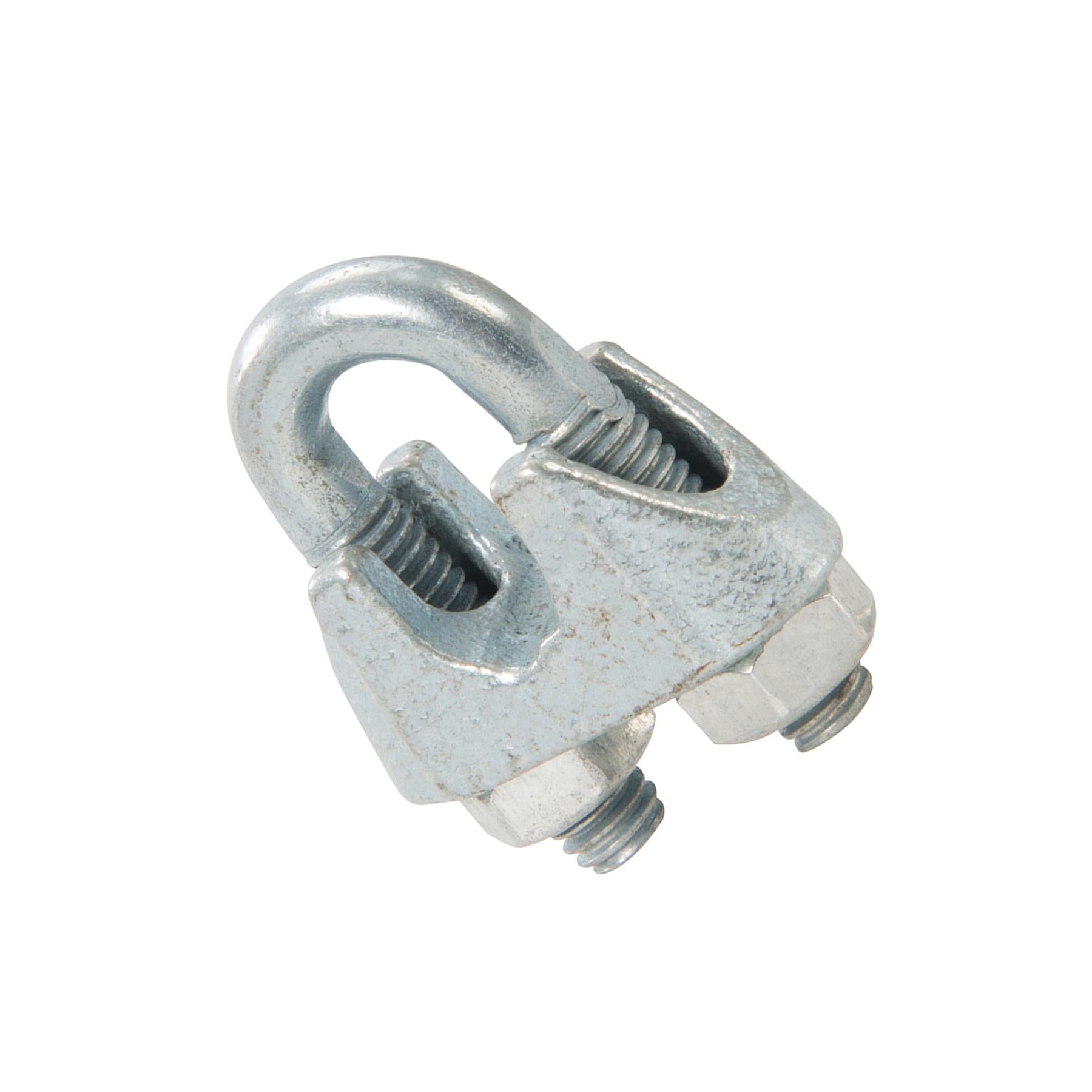 Wire Rope Grips Clamps M6 U Bolts Fitting Cable Cord Tie Heavy Duty Steel Metal
