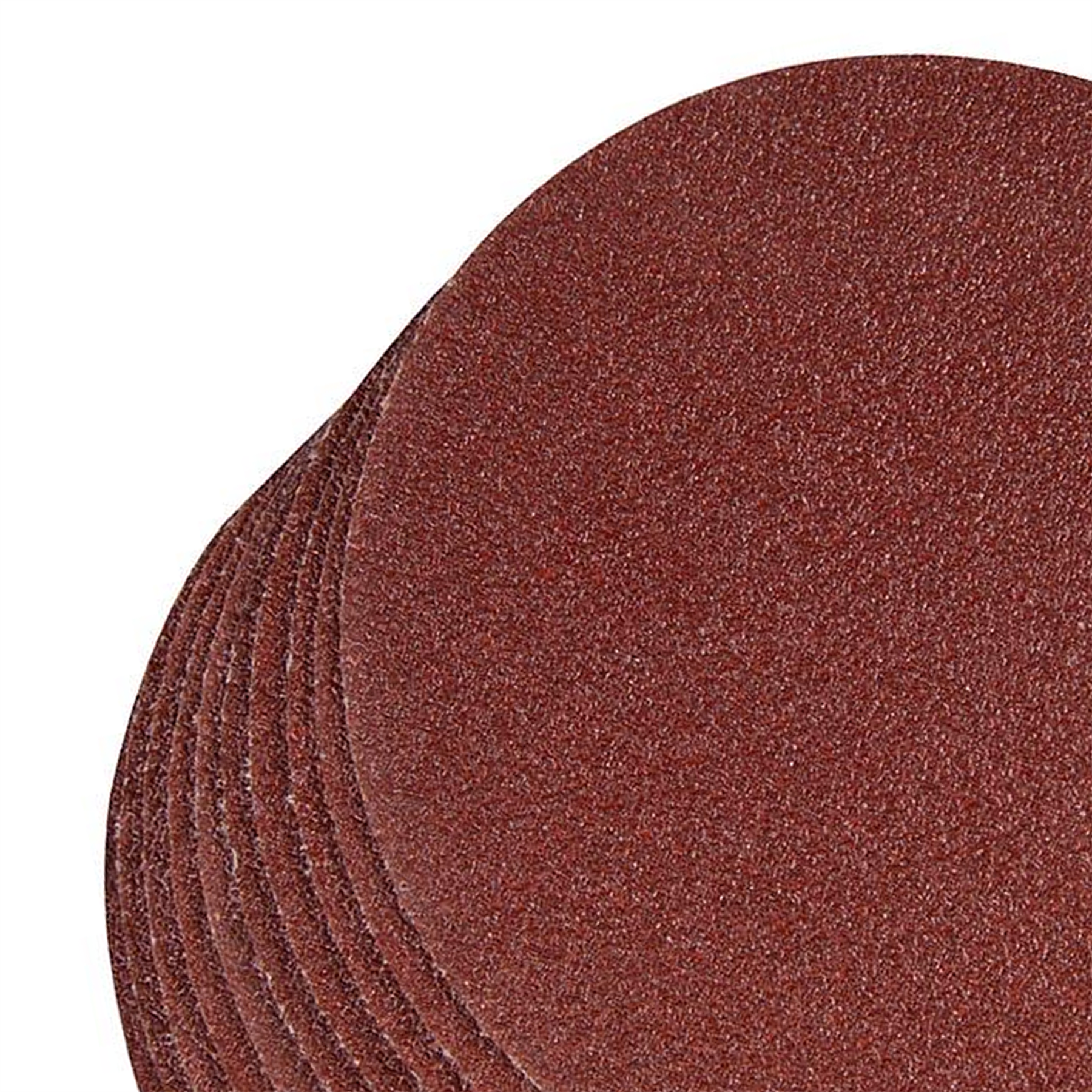 Hook & Loop Sanding Disc 125mm 10Pk - 4 X 60G, 2 X 80G, 2 X 120G & 2 X 240 Grit