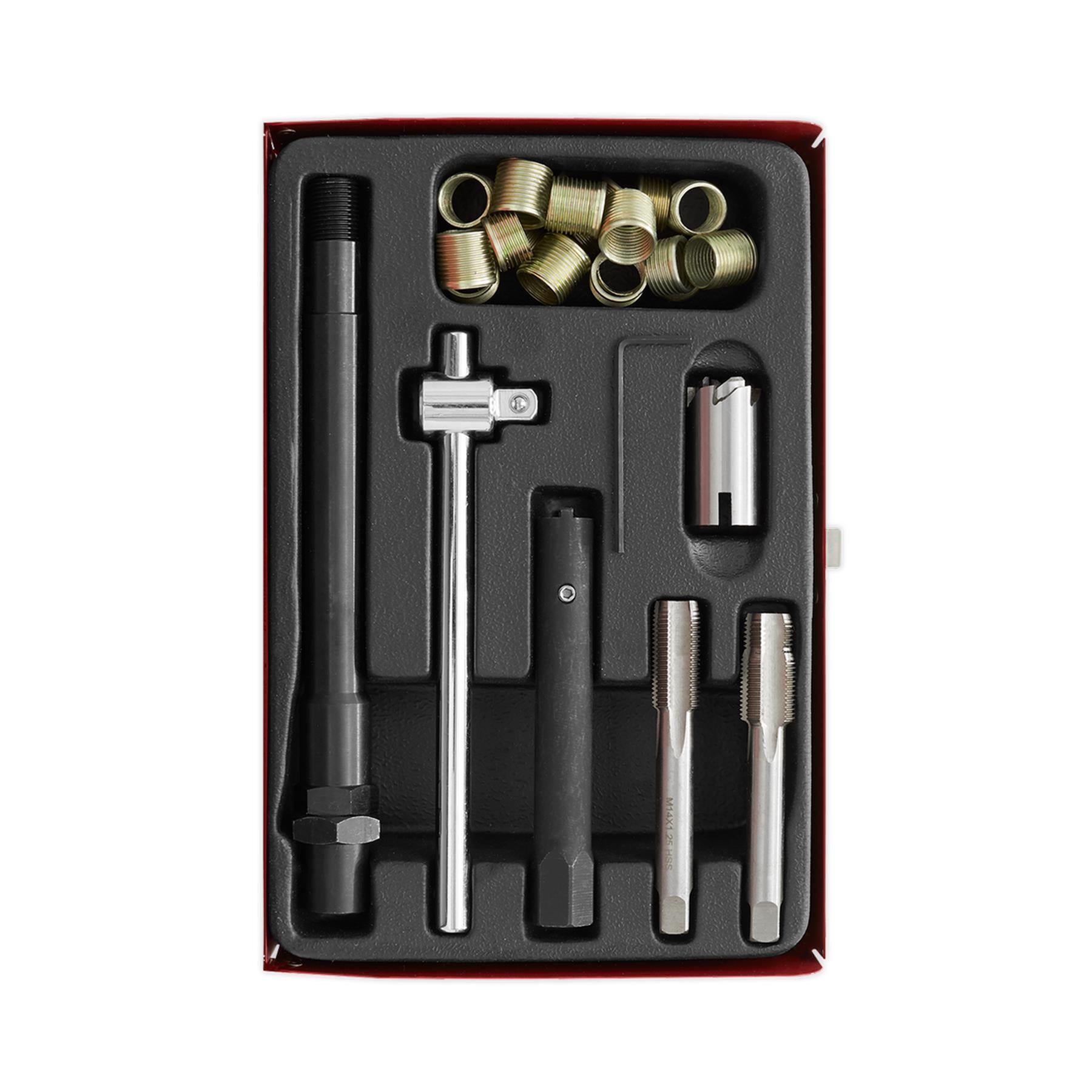 Sealey Spark Plug Thread Repair Kit Comprehensive & Time-Saving