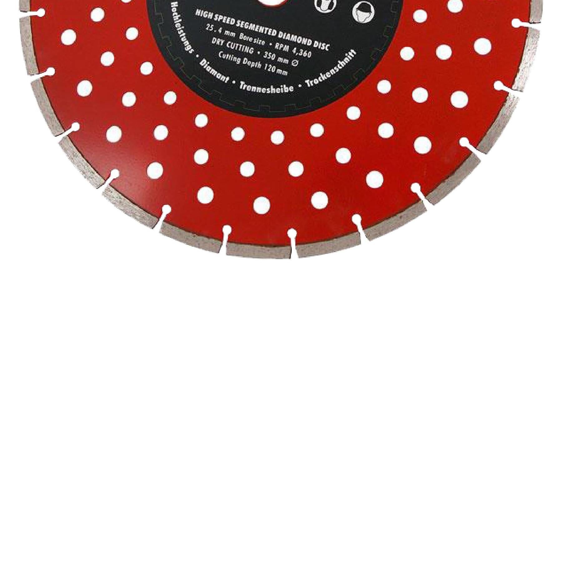 High Speed Segmented DIAMOND DISC Angle Grinder Cutter Saw Cutting 14 inch/350mm