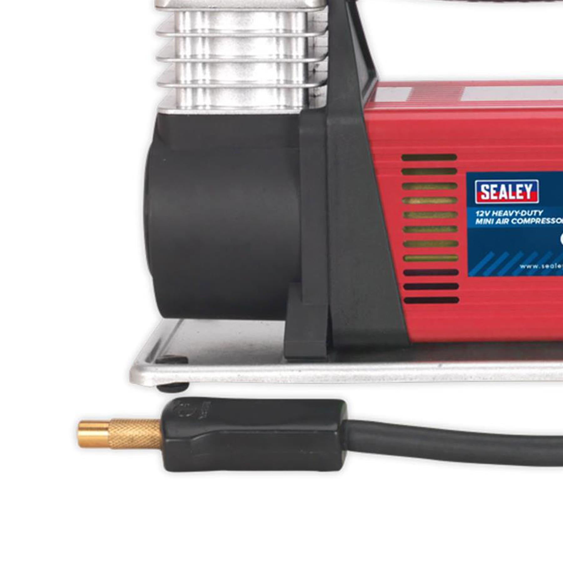 Sealey Tyre Inflator/Mini Air Compressor 12V Heavy-Duty