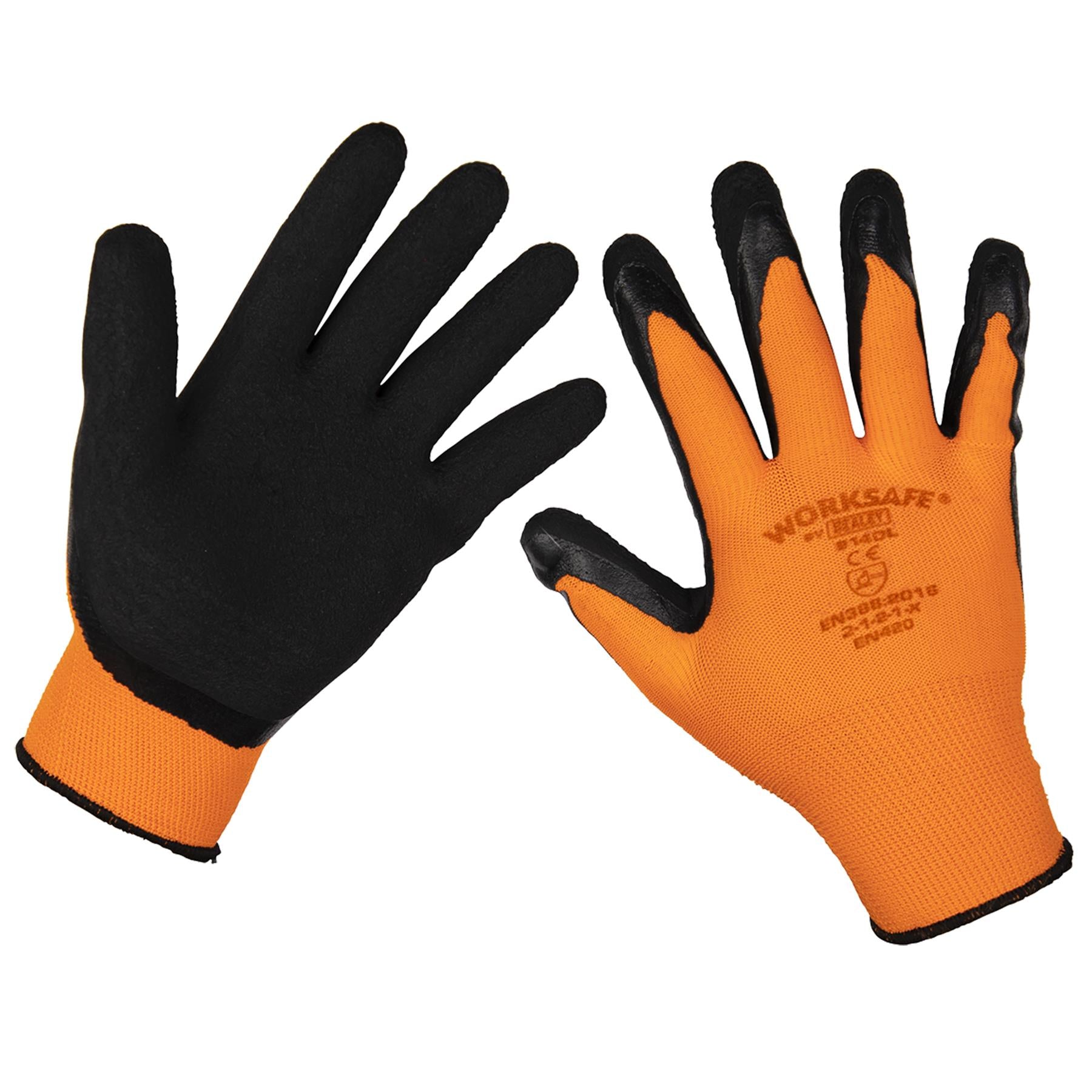 Sealey Foam Latex Gloves (Large) - Pack of 6 Pairs
