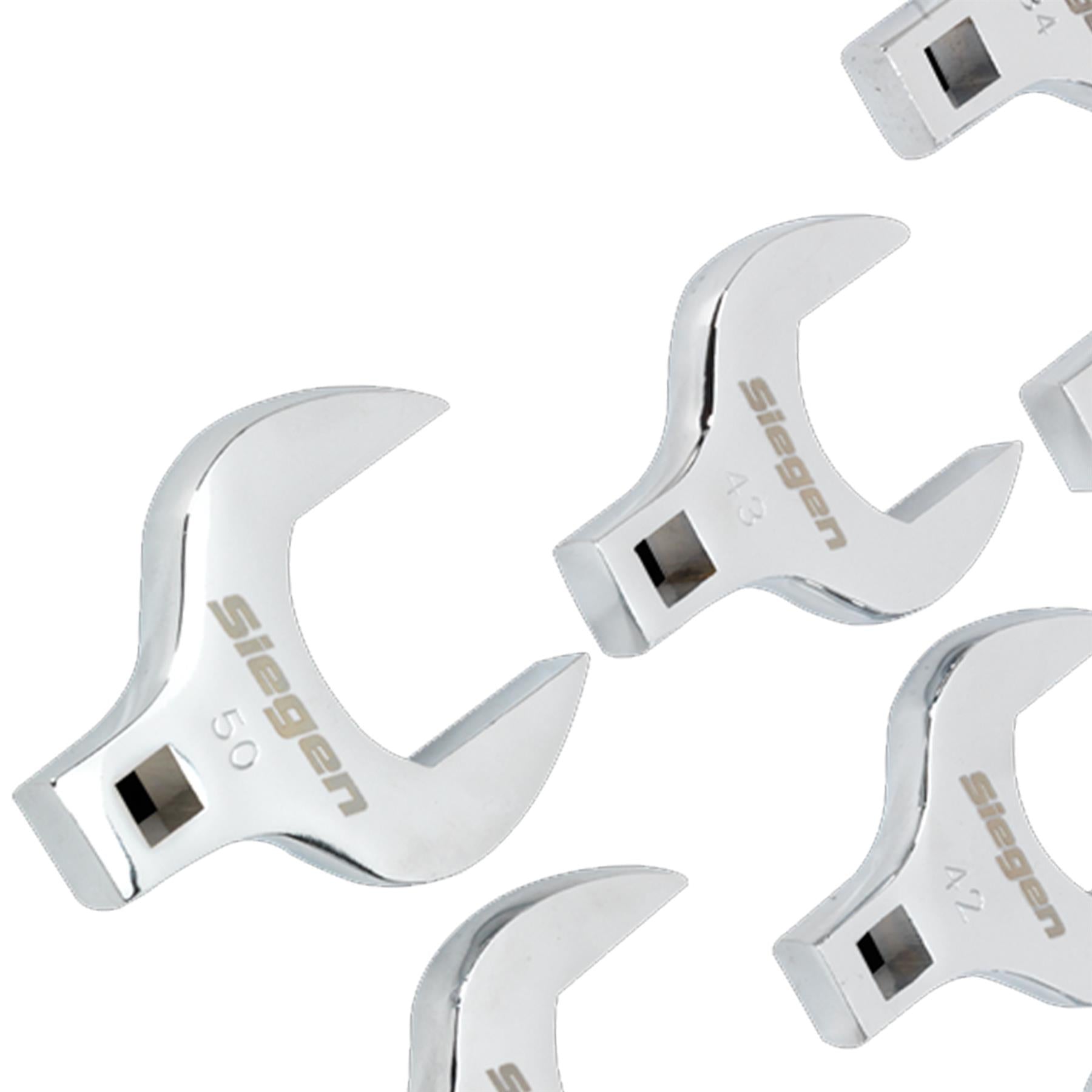 Sealey Crow's Foot Open-End Spanner Set 14pc 1/2"Sq Drive Metric