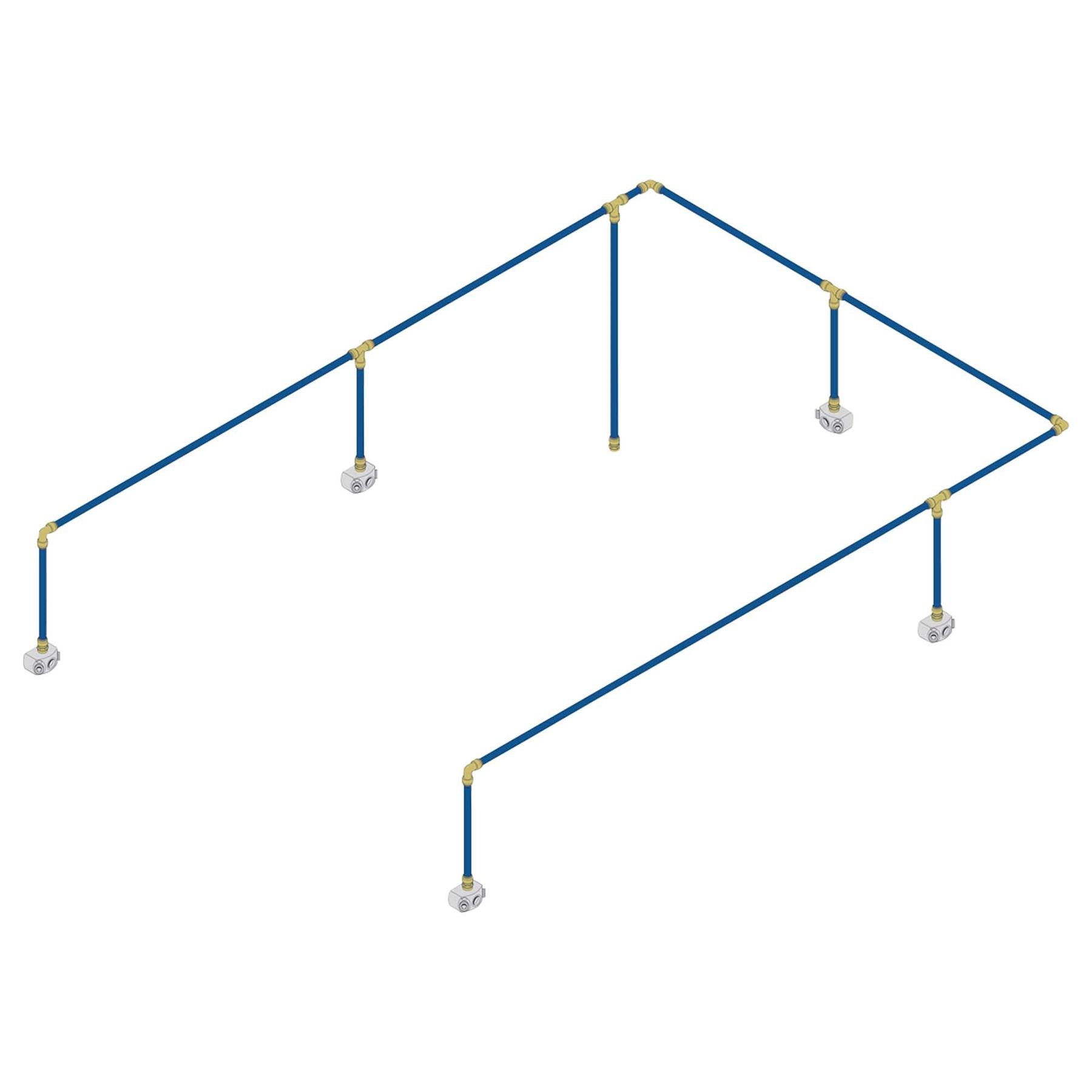 Sealey Sharkbite 36m 5 Drop Air Supply System Kit