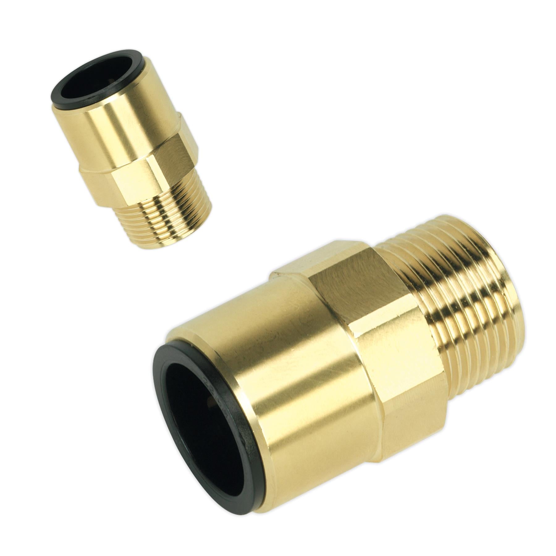 Sealey Straight Adaptor 22mmx3/4"BSPT Brass (Speedfit - MM012206N)