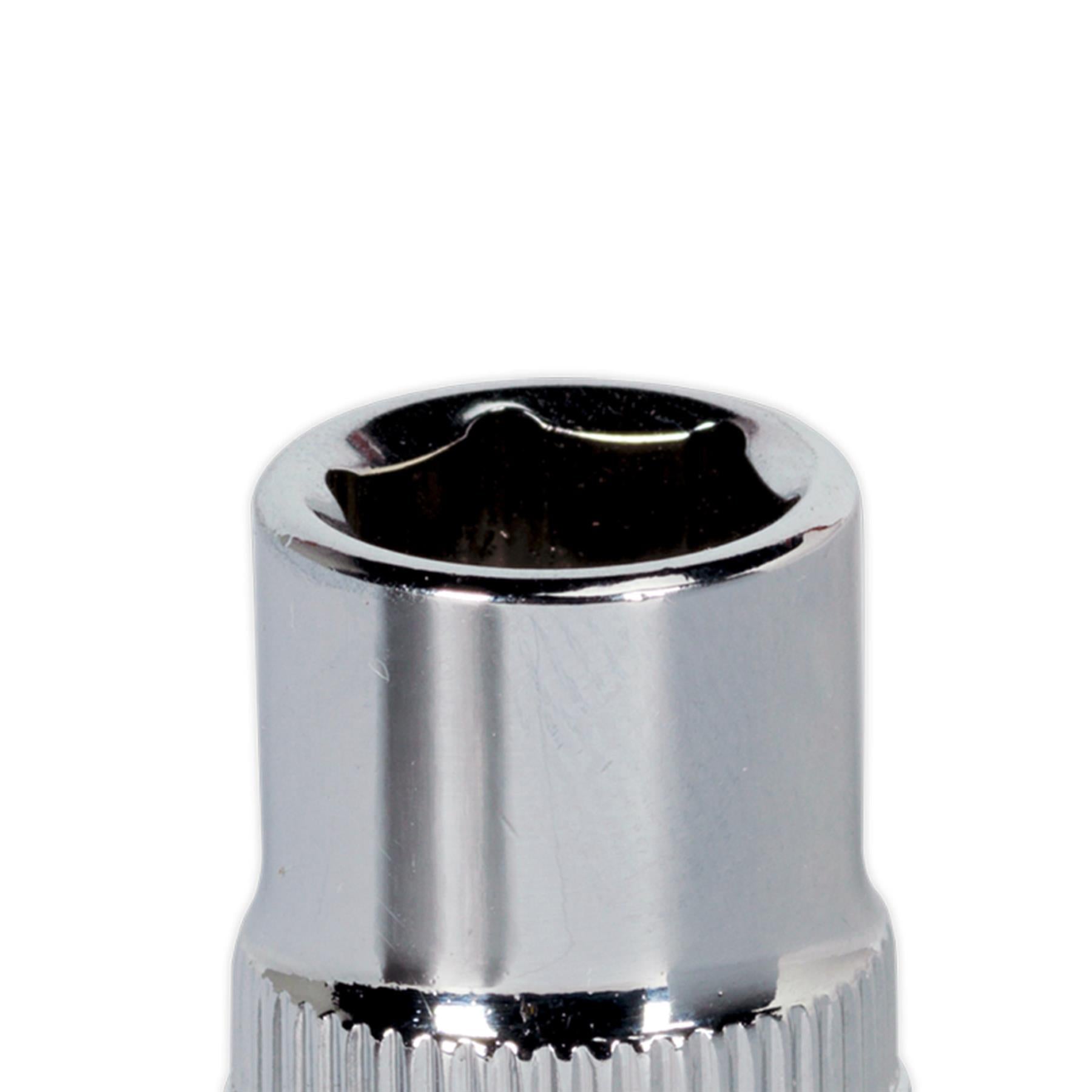 Sealey WallDrive® Socket 10mm 3/8"Sq Drive Fully Polished