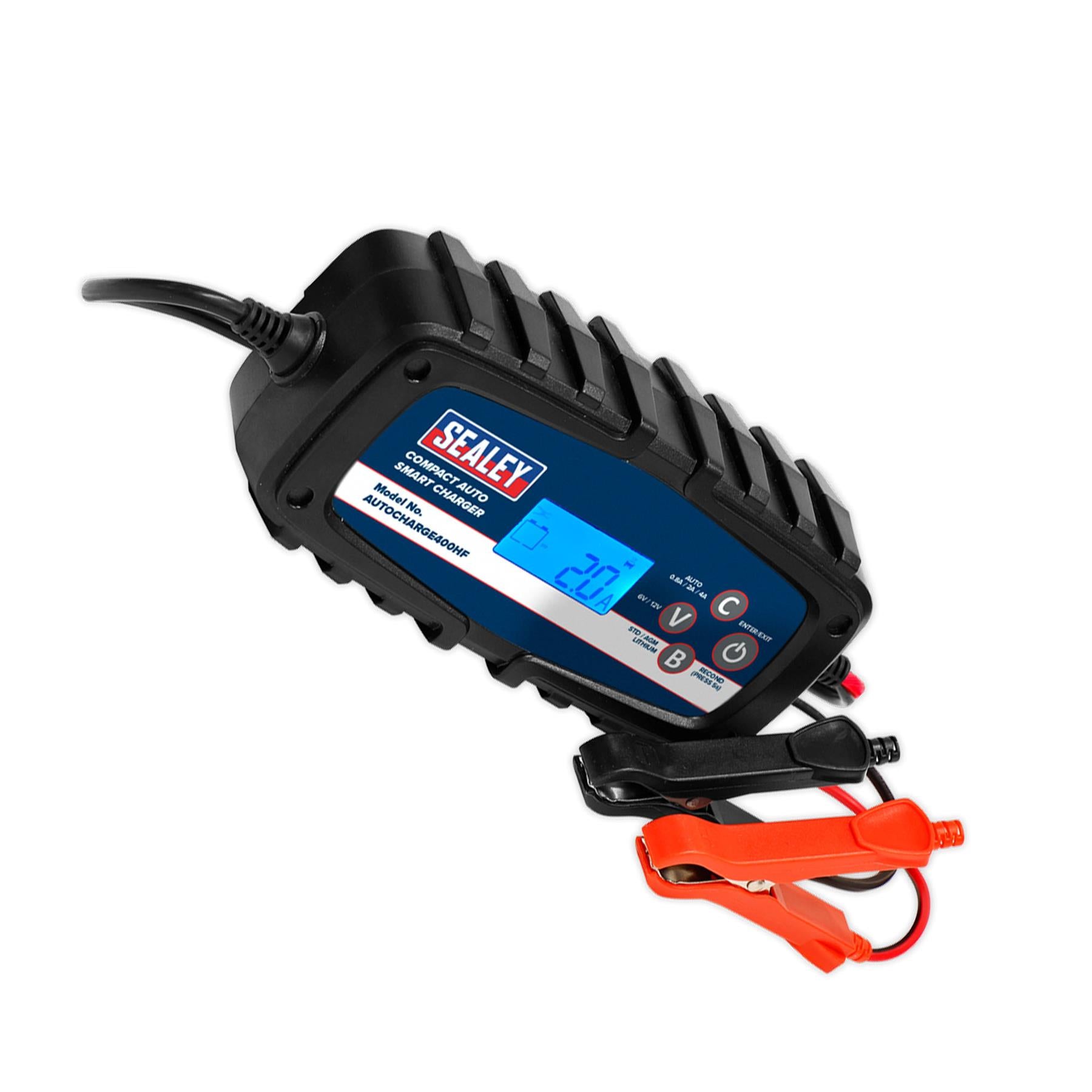 Sealey Compact Auto Smart Charger 4A 6/12V