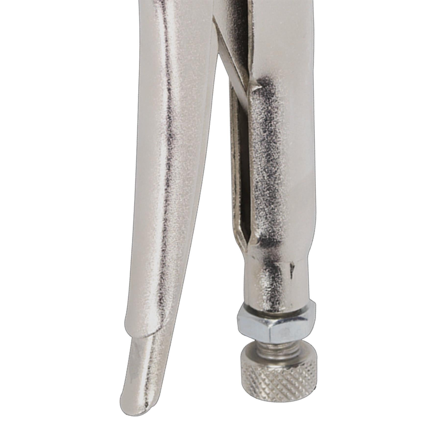 Sealey Locking Pliers Curved Jaws 230mm 0-45mm Capacity