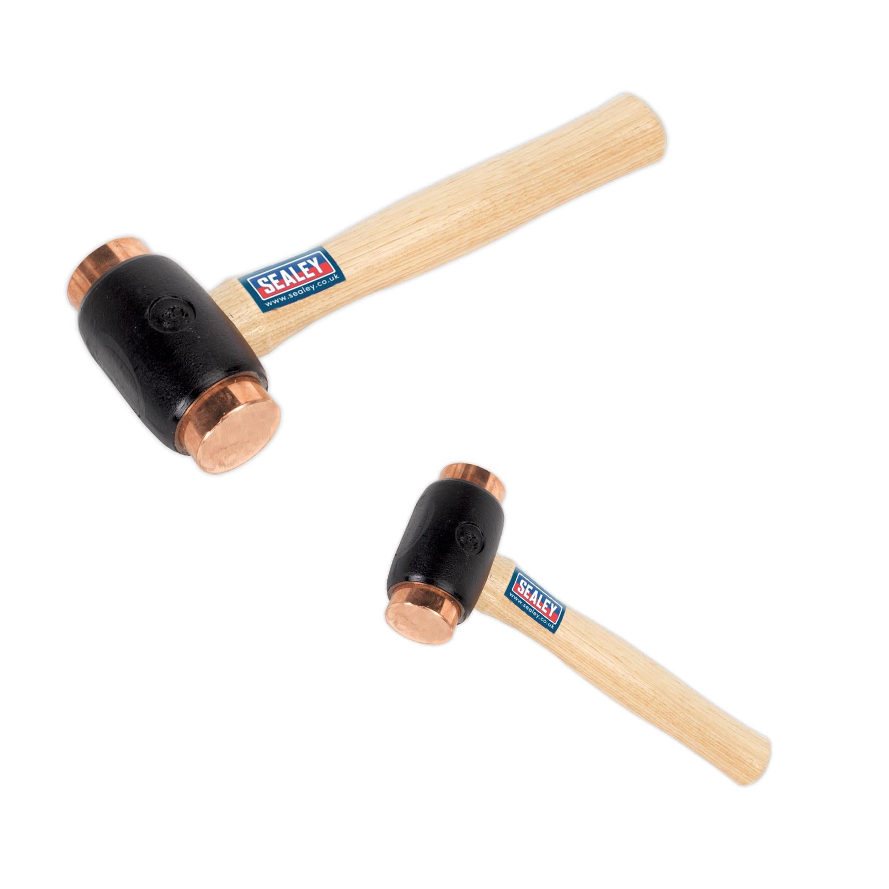 Sealey Copper Faced Hammer 4.3lb Hickory Shaft