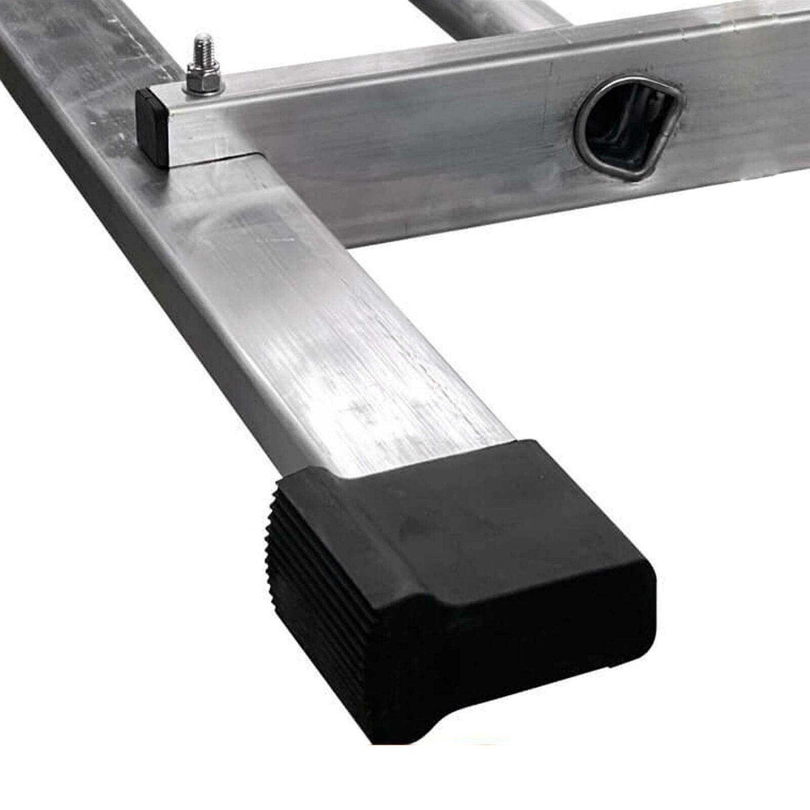 Dapetz 11 Rung Aluminium Extension Ladder 3m, Triple Section, Made In Uk