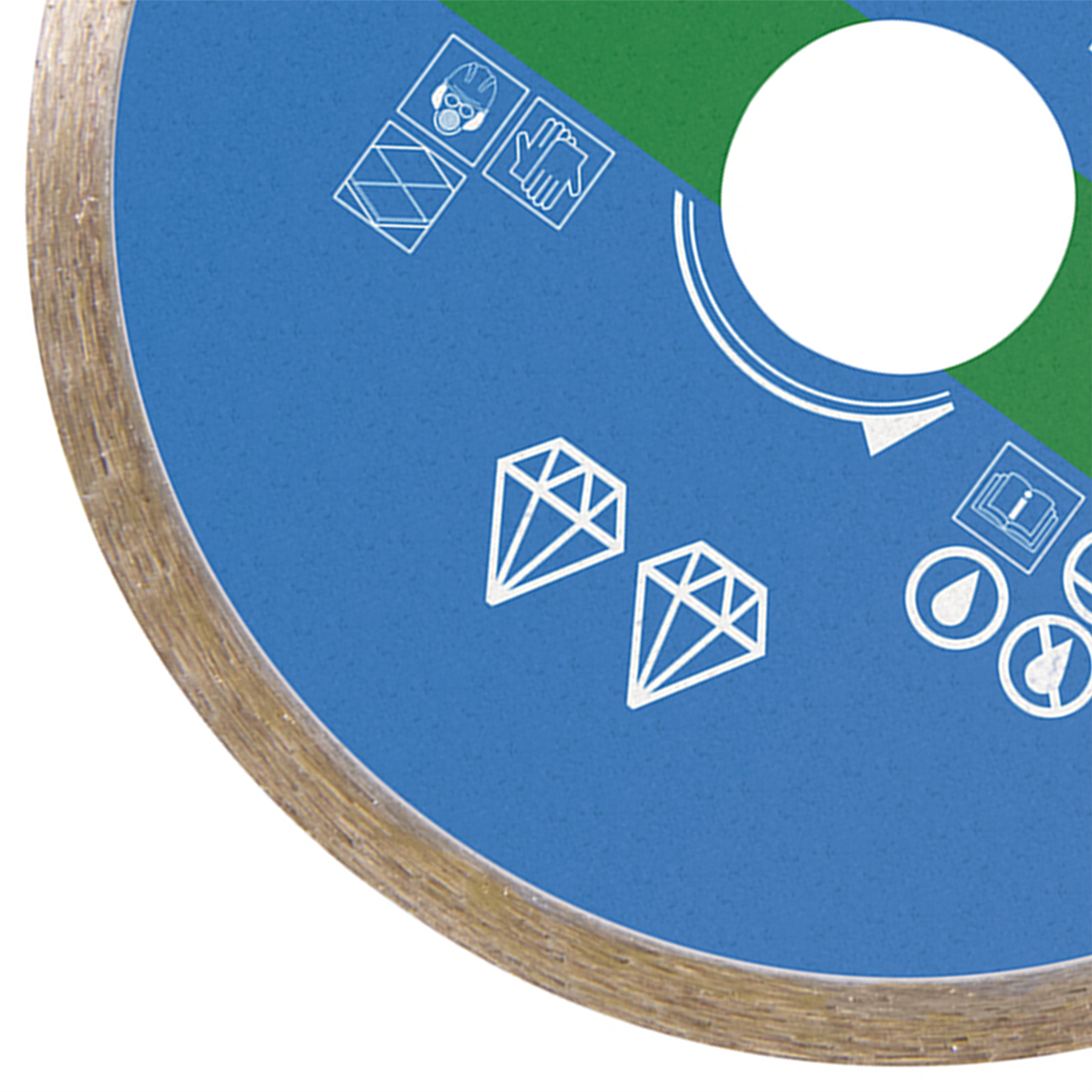 Tile Cutting Diamond Disc 115mm X 22.2mm Continuous Rim Blade Brand New