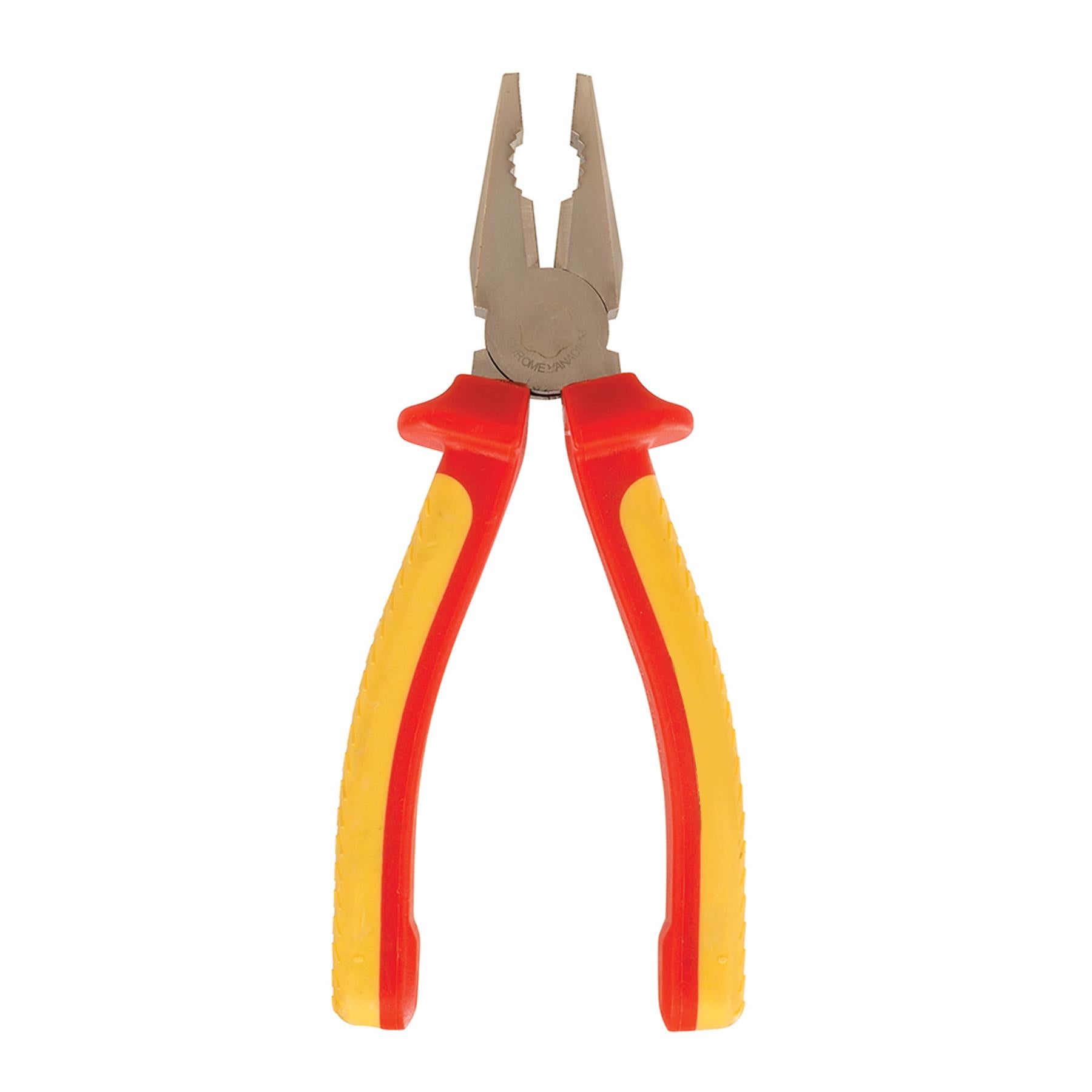 VDE Expert Combination Pliers - 180mm Chrome Vanadium Soft-Grip Handle