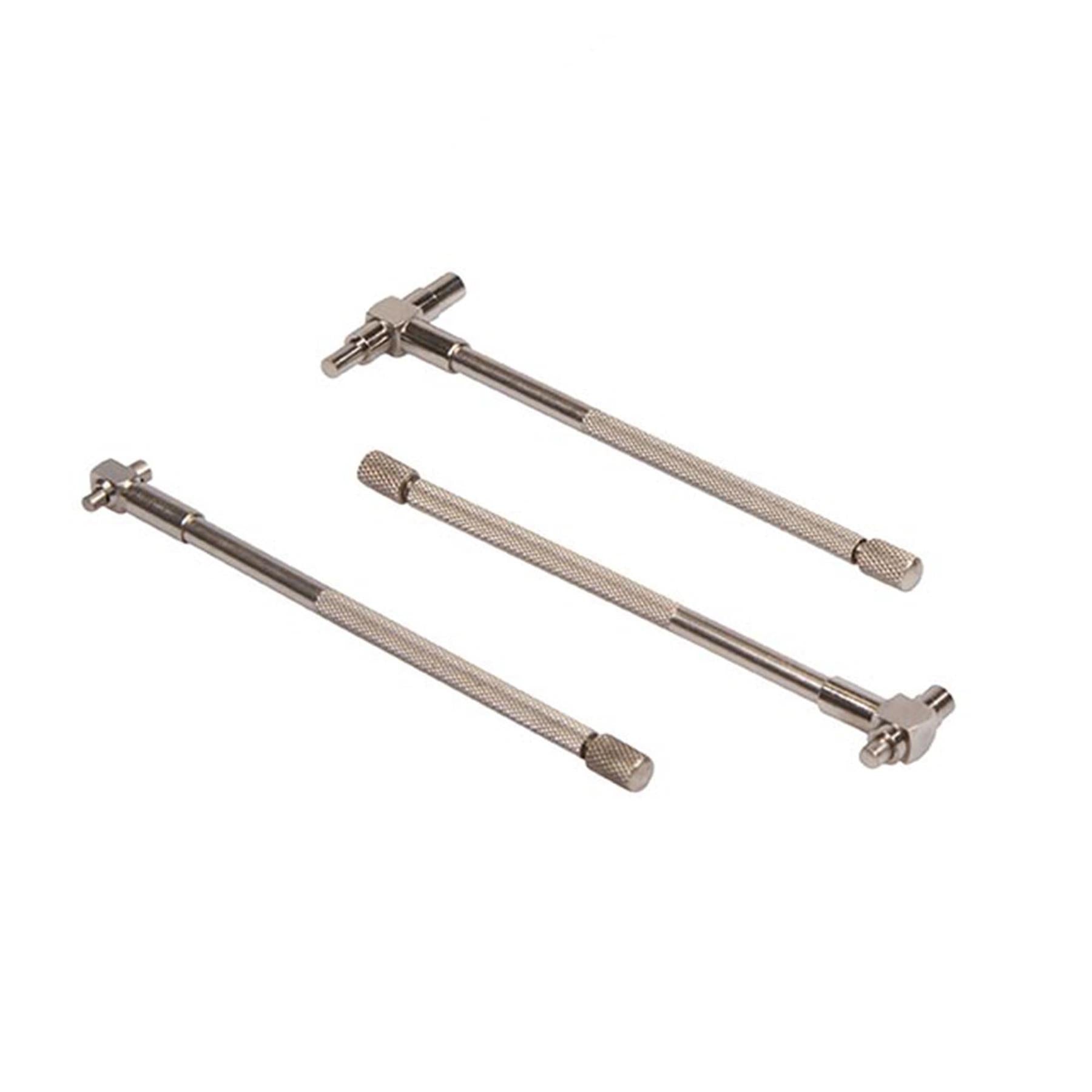 Telescopic Gauge Set 6Pc Chrome Plated Steel With Locking knurled Handle 8-150mm