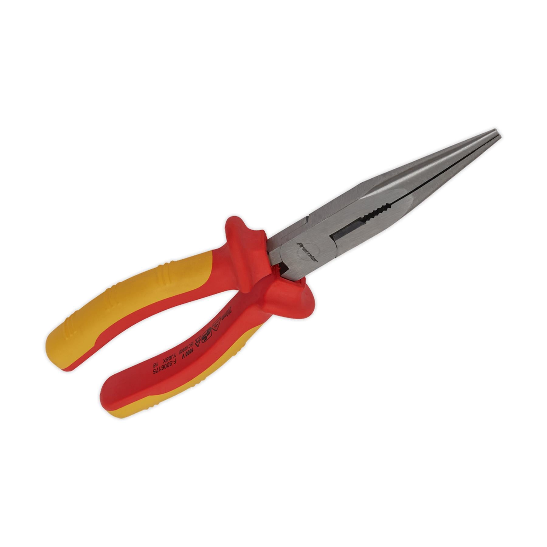 Sealey Long Nose Pliers 200mm VDE Approved
