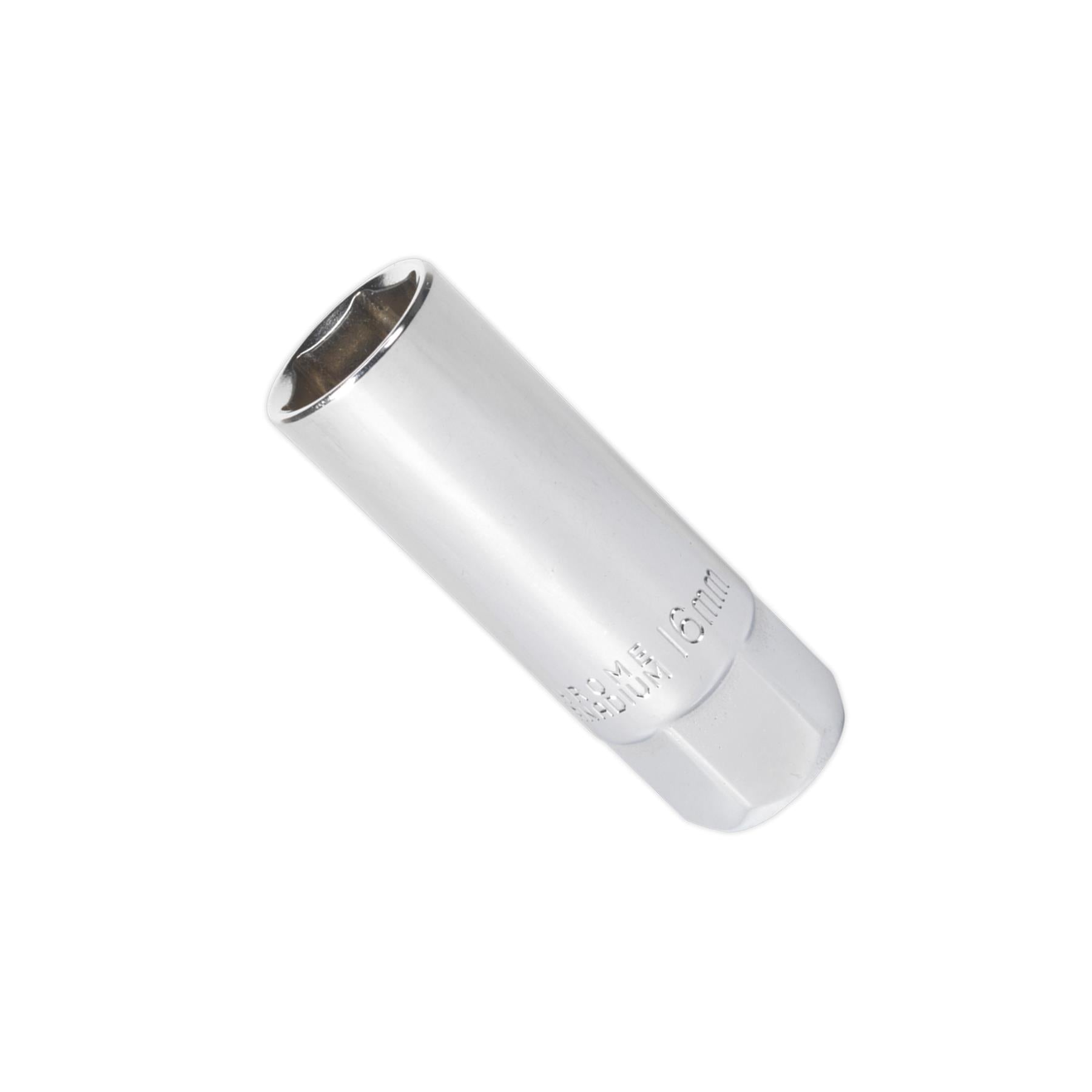 Sealey Spark Plug Socket 16mm 3/8"Sq Drive Magnetic