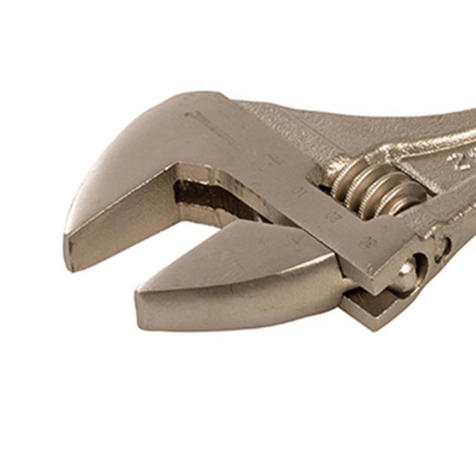 Adjustable Wrench 250mm Length - Jaw 27mm Chrome-Plated Carbon Steel