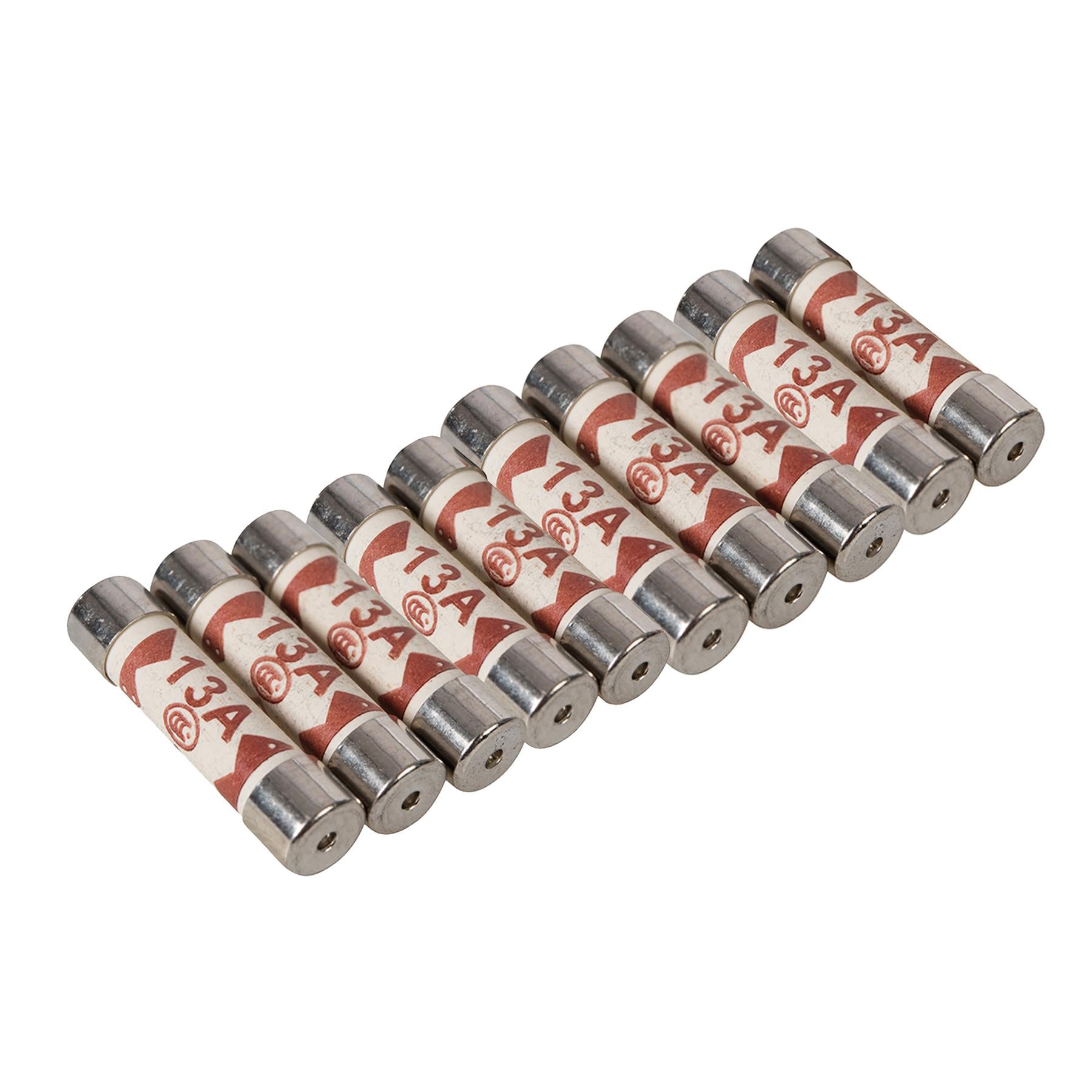 Electric Premium Quality Fuses 10pk 13a Fast Acting Replacement Safety