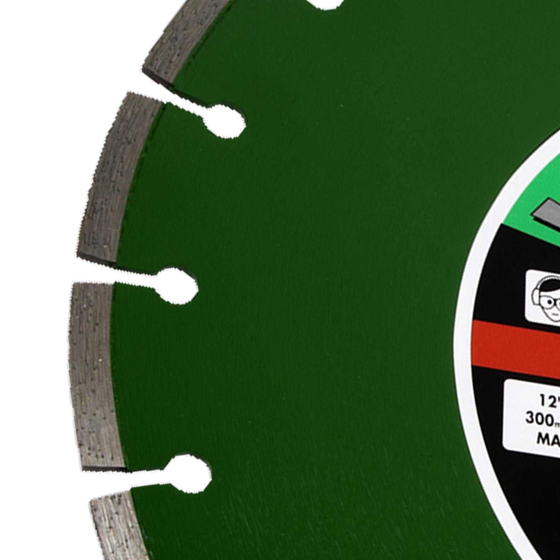 Value Plus Diamond Blade 300 x 22mm. cutting hard and medium materials Sealey