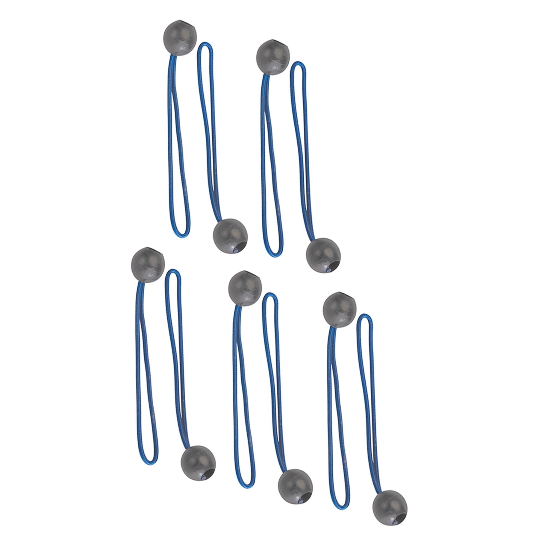 30pk Tarp-Tent Shock Elastic Black Ball Bungees Overall length 175mm