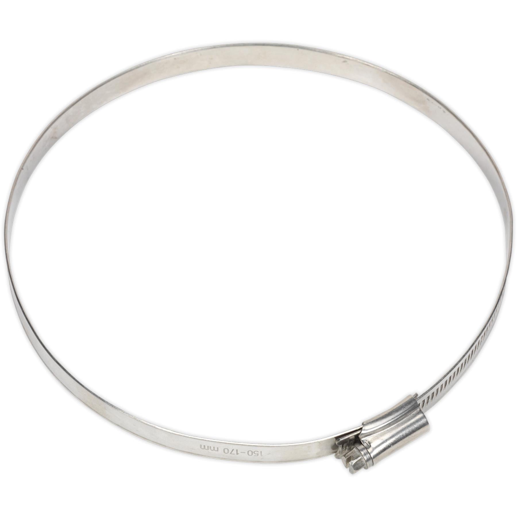 Sealey Hose Clip Stainless Steel 150-170mm Pack of 5