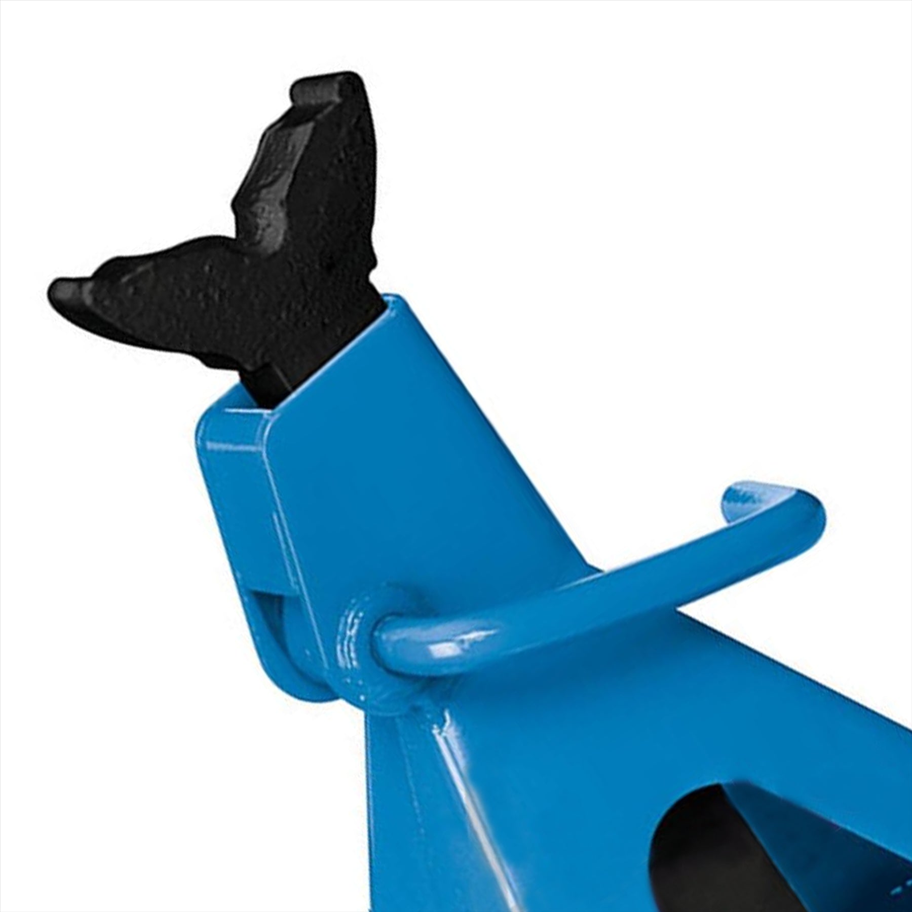 2Pce Axle Stand Set 6 Tonne Fast & Easy Ratchet Height Adjustment - Iron Cast