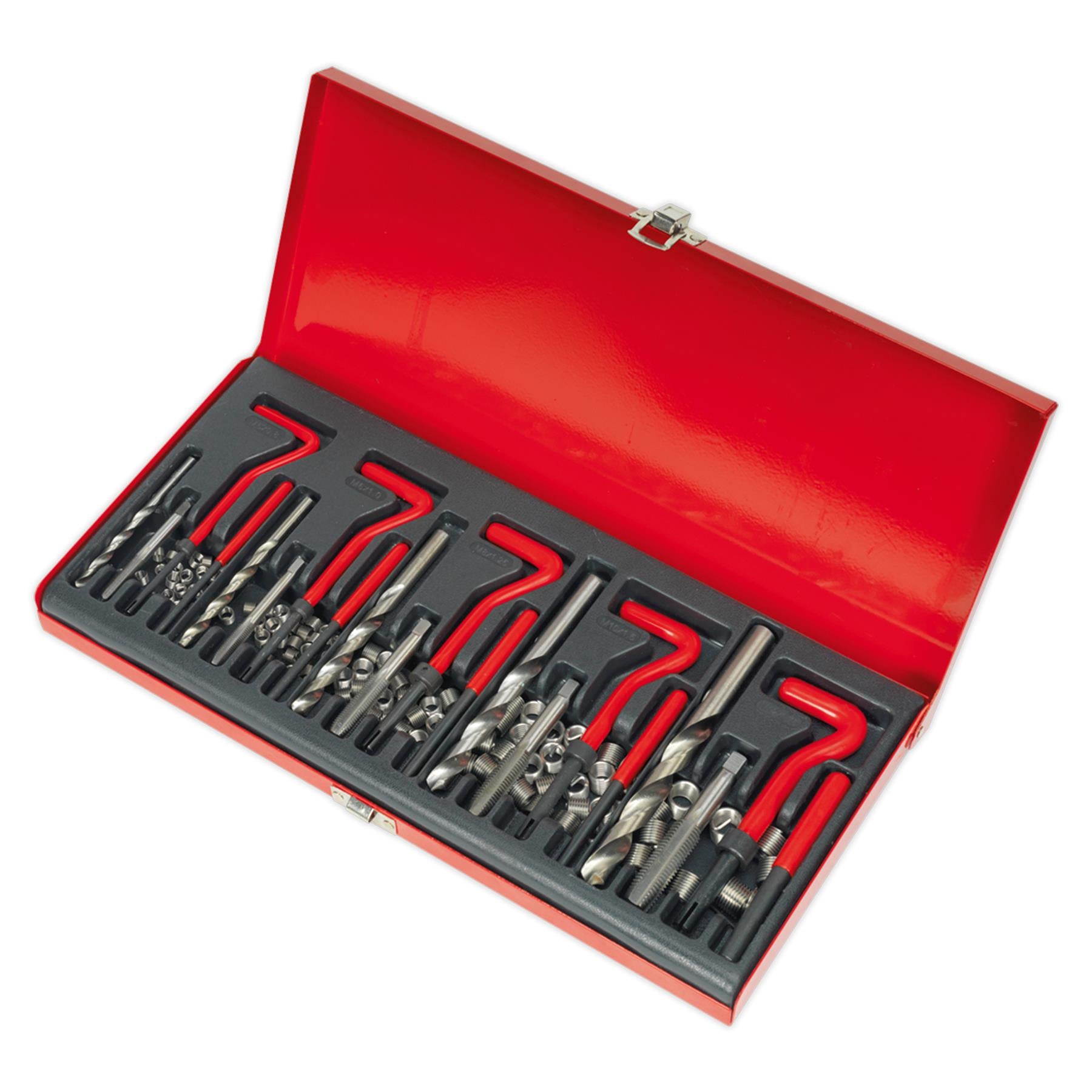 Sealey Thread Repair Master Kit Against Wear & Damage Metal Storage Case