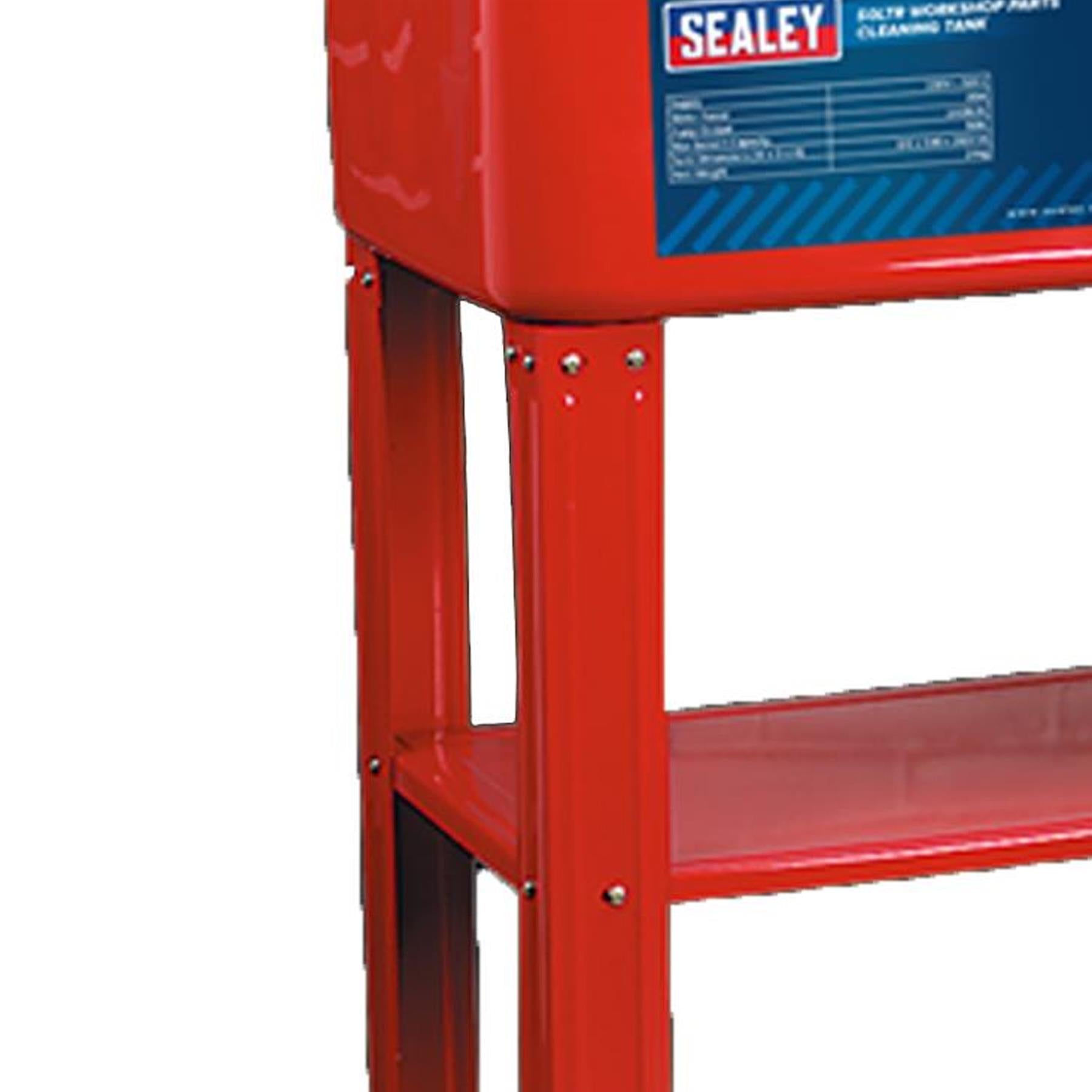 Sealey SM19 Parts Washer Cleaning Degreasing Degreaser Tank 50 Litre Floor Stand