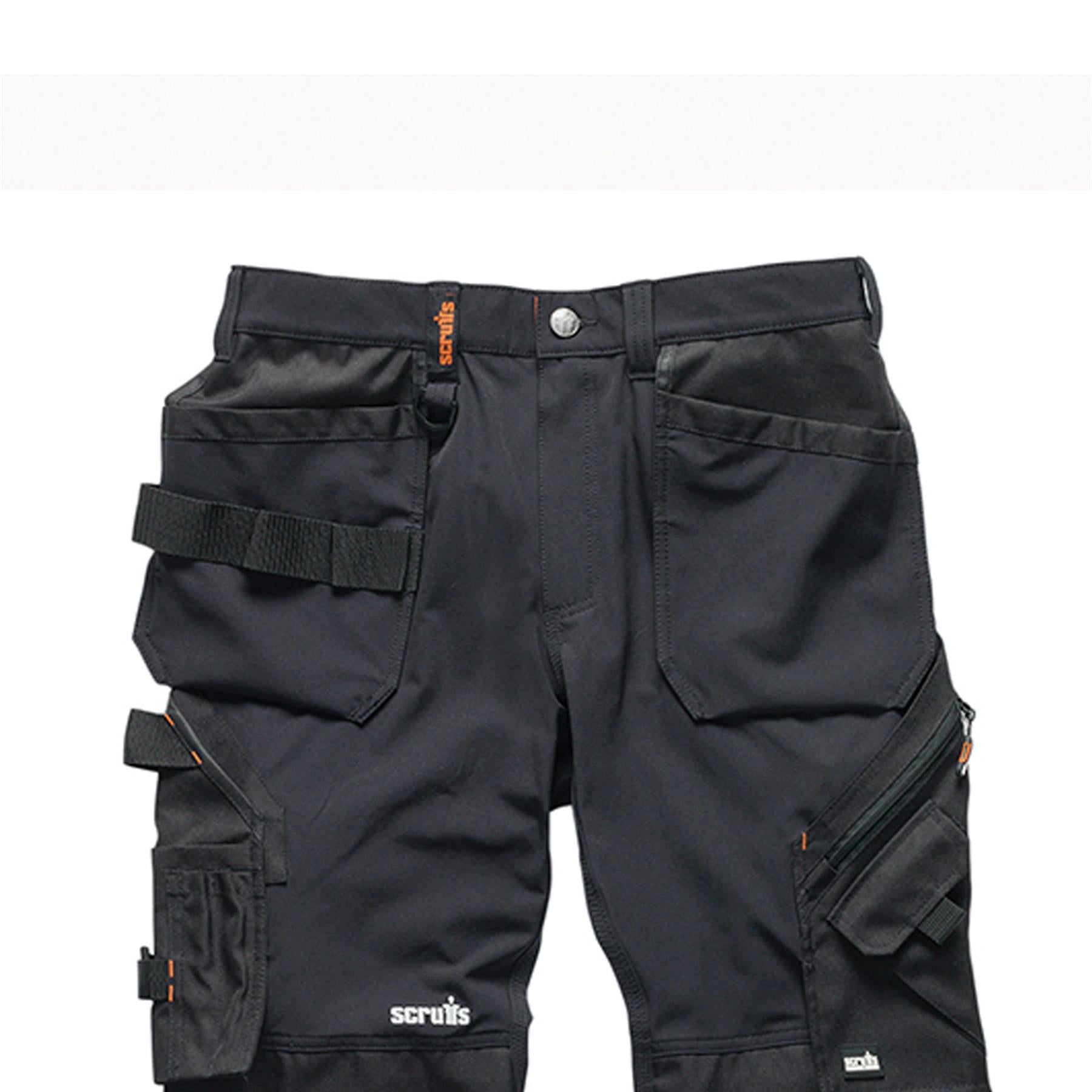 Scruffs Flex Work Flexible Slim Fit Trousers - Pro Flex / Plus / Holster 30R