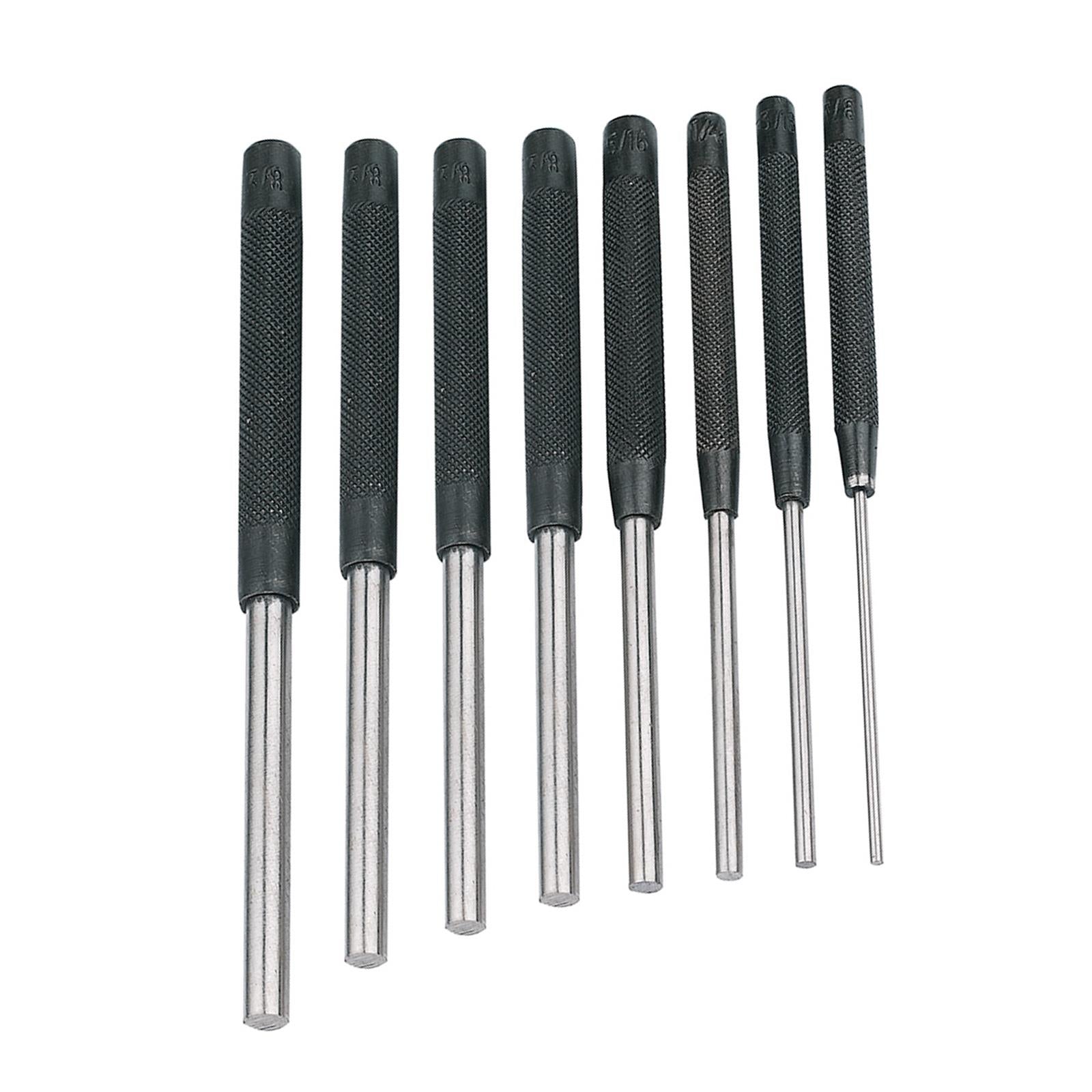 Parallel Pin Punch Drift Set 200mm 8 Piece 2.4mm - 9.5mm Mechanics Tools