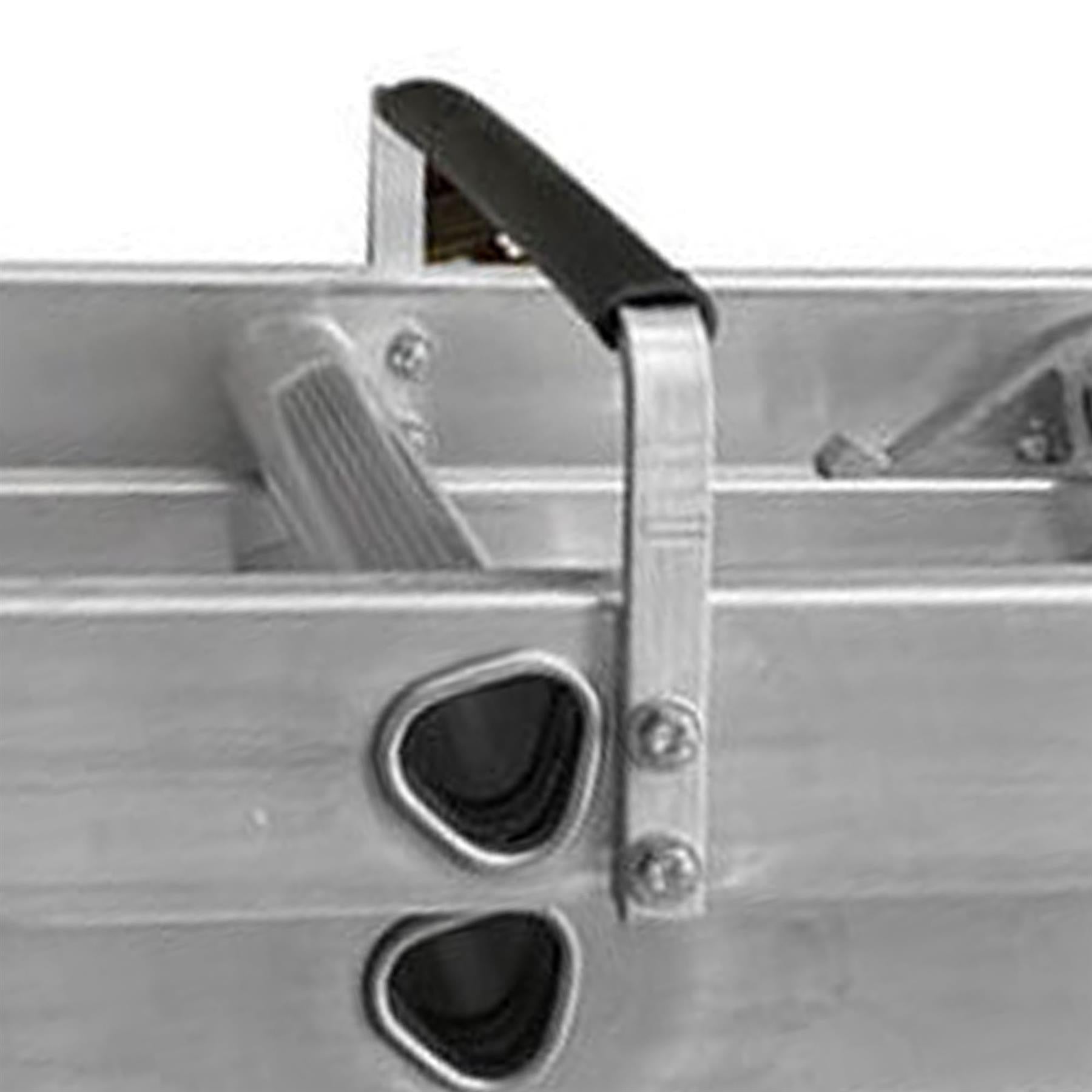 Dapetz PRo 13+14 Rung Roof Ladder 4.6m - 7.2m, With Ridge Hooks, Double Section