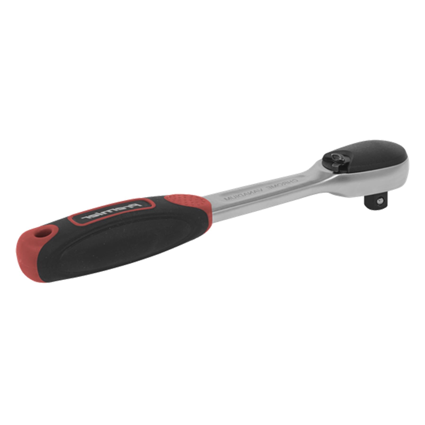 Sealey Ratchet Wrench 1/4"Sq Drive Dust-Free Push Rev - Platinum