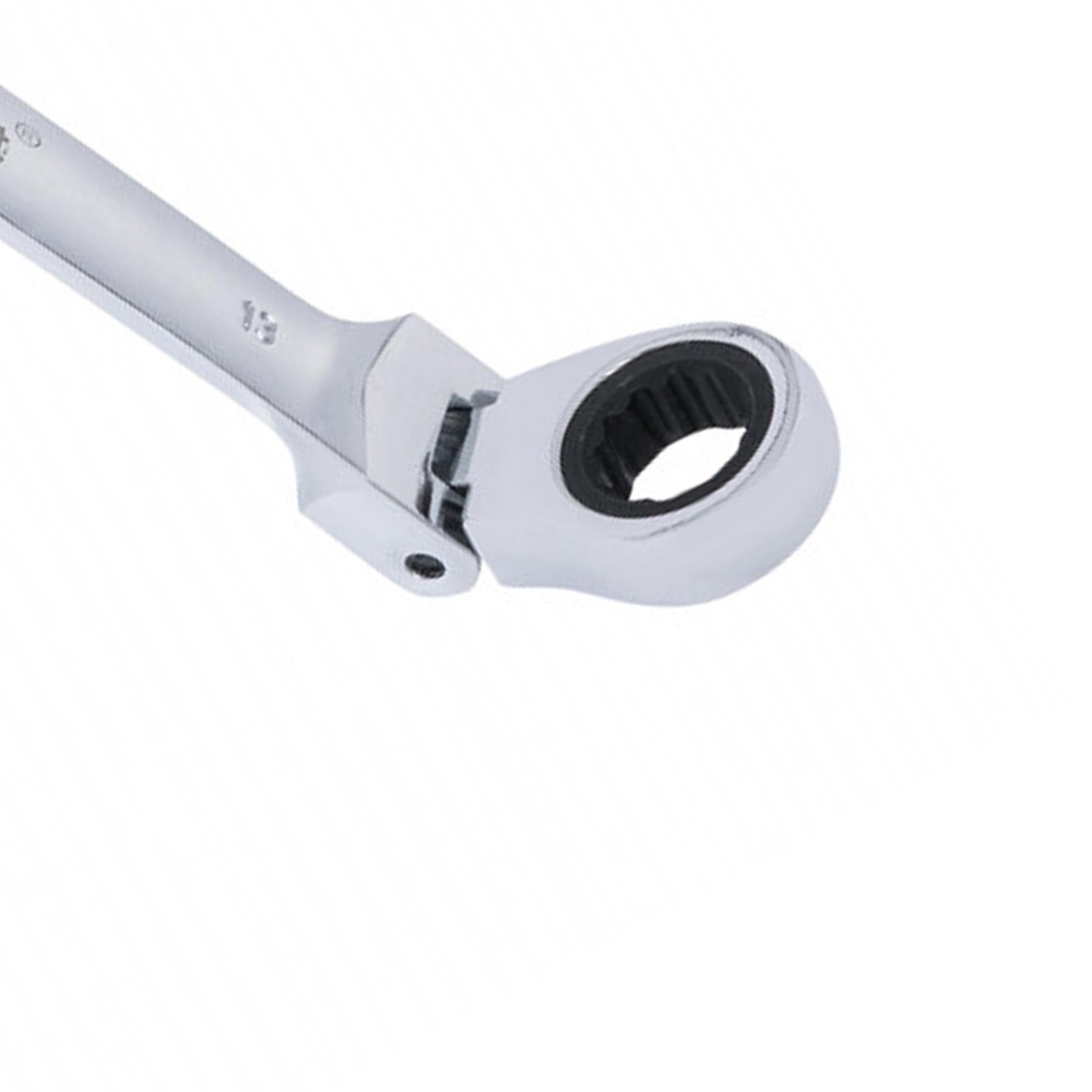 BlueSpot Ratchet Spanner Combination Flexible Head Wrench Metric 13mm