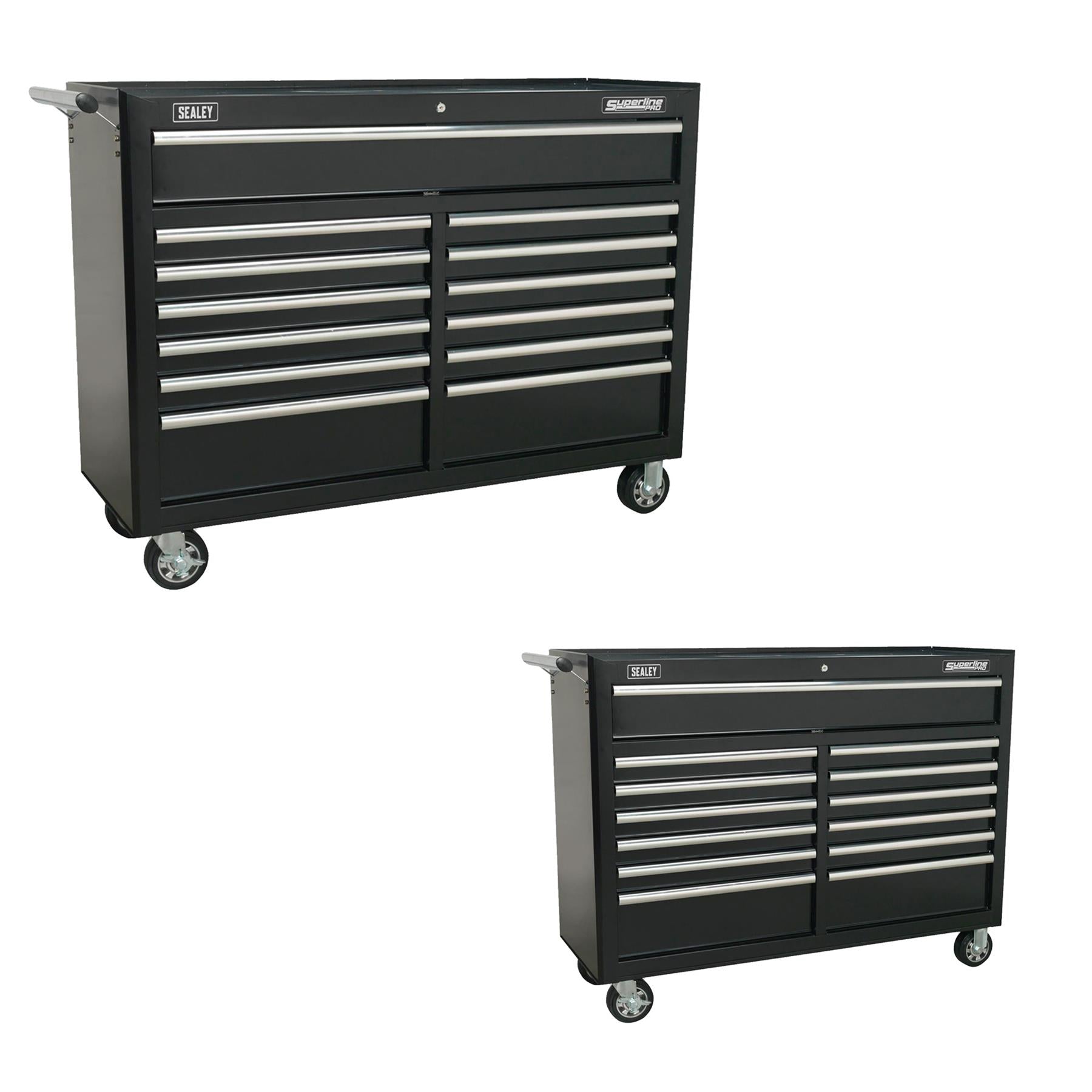 Sealey Rollcab 13 Drawer with Ball Bearing Slides - Black