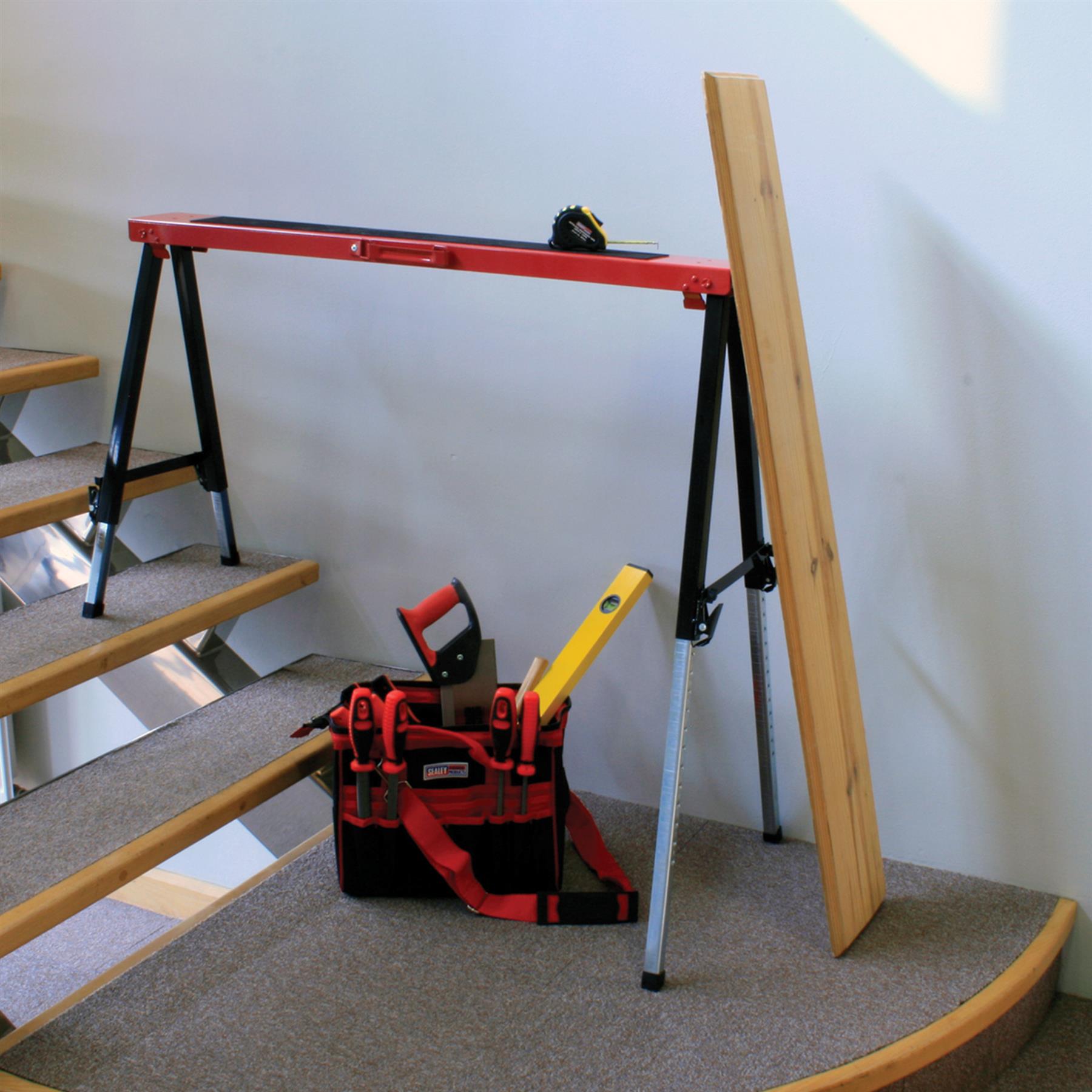 Sealey Fold Down Trestle Adjustable Legs 150kg Capacity