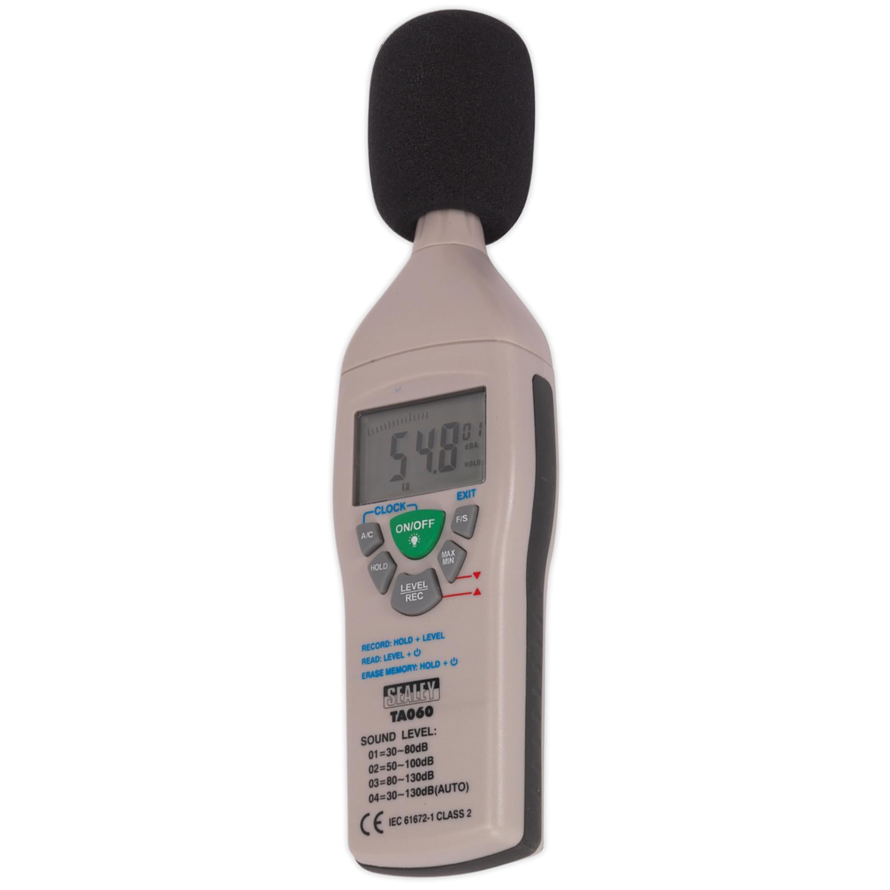 Sealey Sound Level Meter Diagnostic Tool Work Tools TA060
