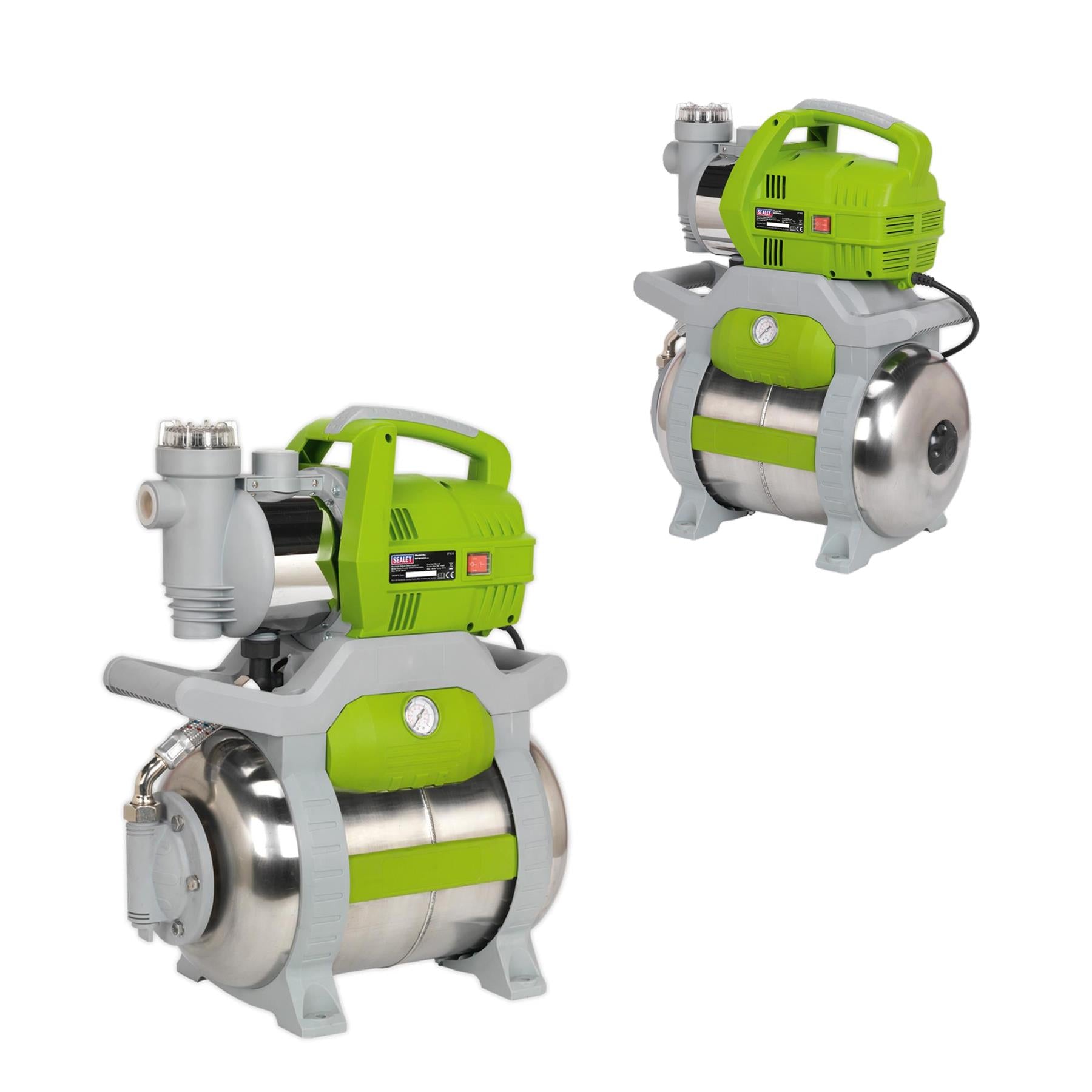 Sealey Surface Mounting Booster Pump Stainless Steel 55L/min 230V