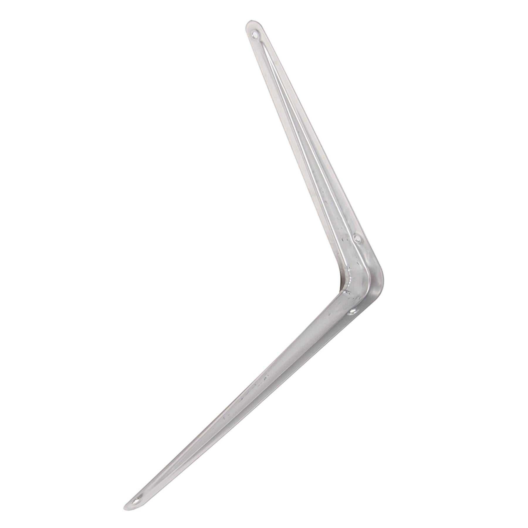 20Pce London Grey Shelf Bracket Display Box - 250 X 200mm Light To Medium Weight